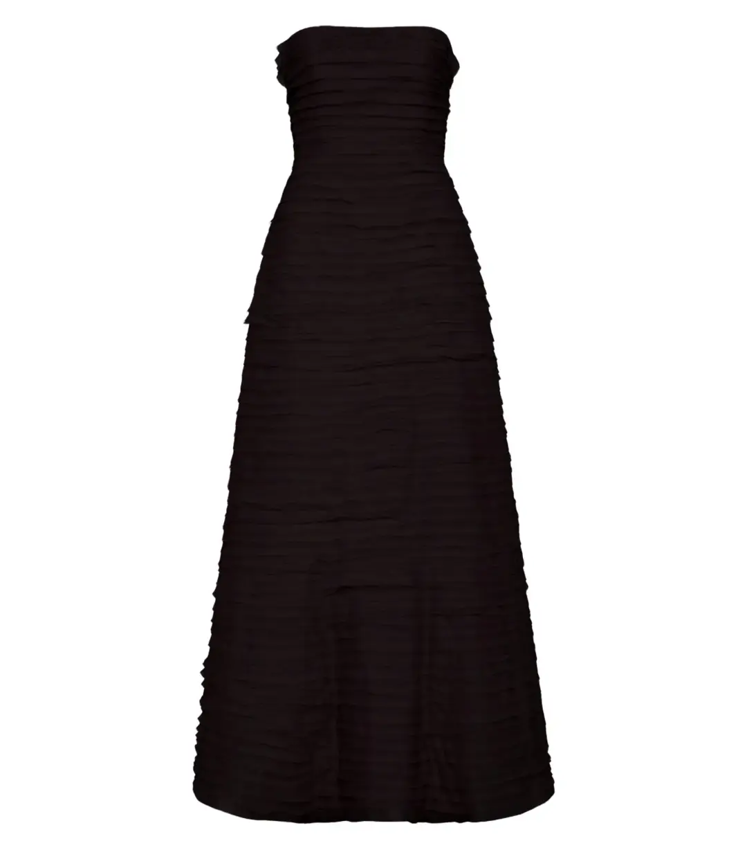 Aje Soundscape Maxi Dress Black Size AU 10  for rent on The Volte - main image
