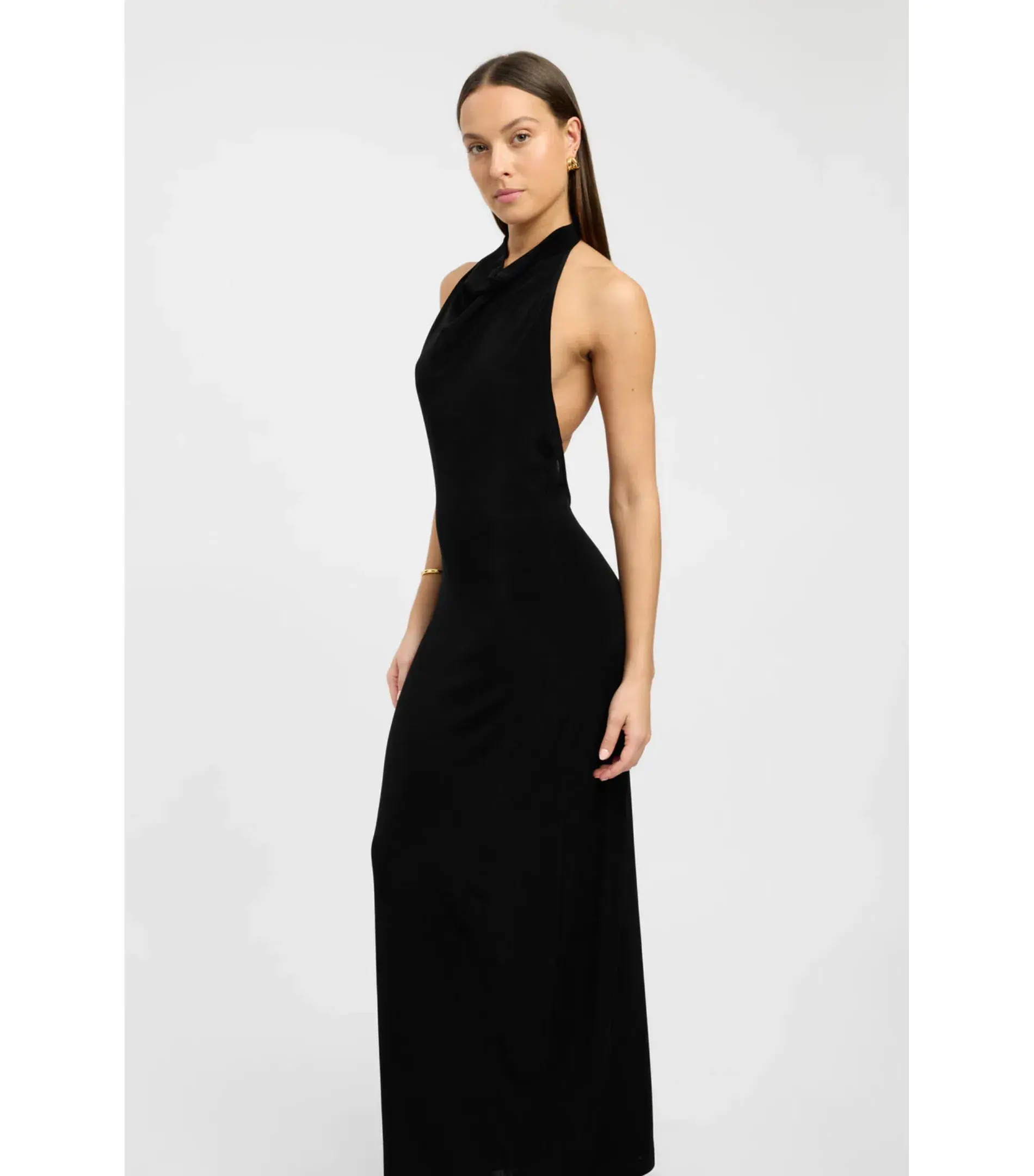 Kookai Erica Halter Dress in Black Size 38 / AU 10 - Image 2