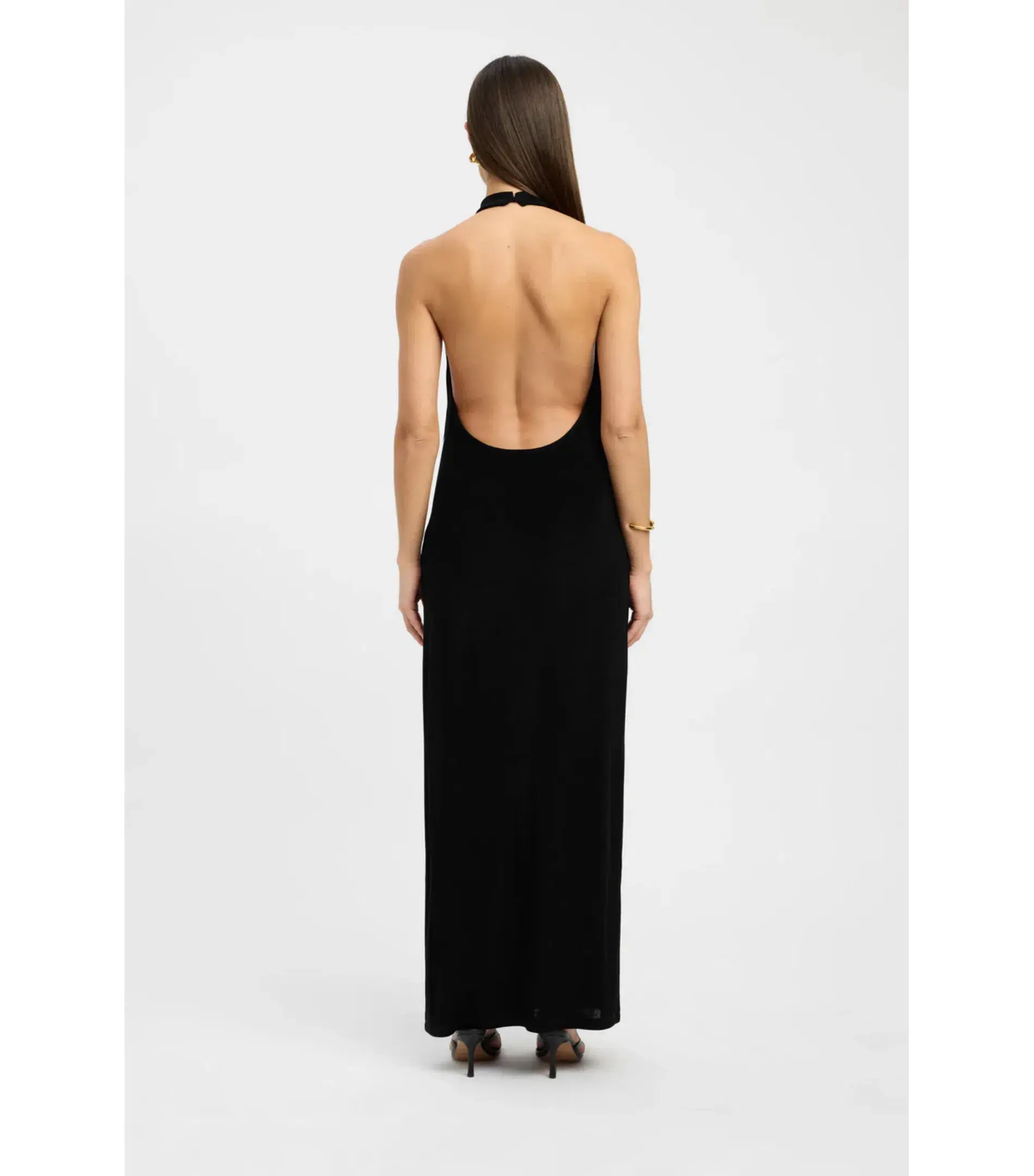 Kookai Erica Halter Dress in Black Size 38 / AU 10 - Image 3