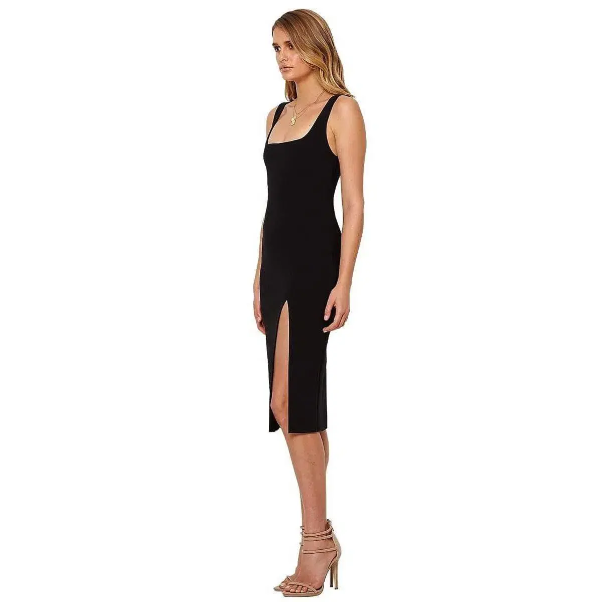 Bec & Bridge C’est Cool Midi Dress Black Size AU 10 - Image 2