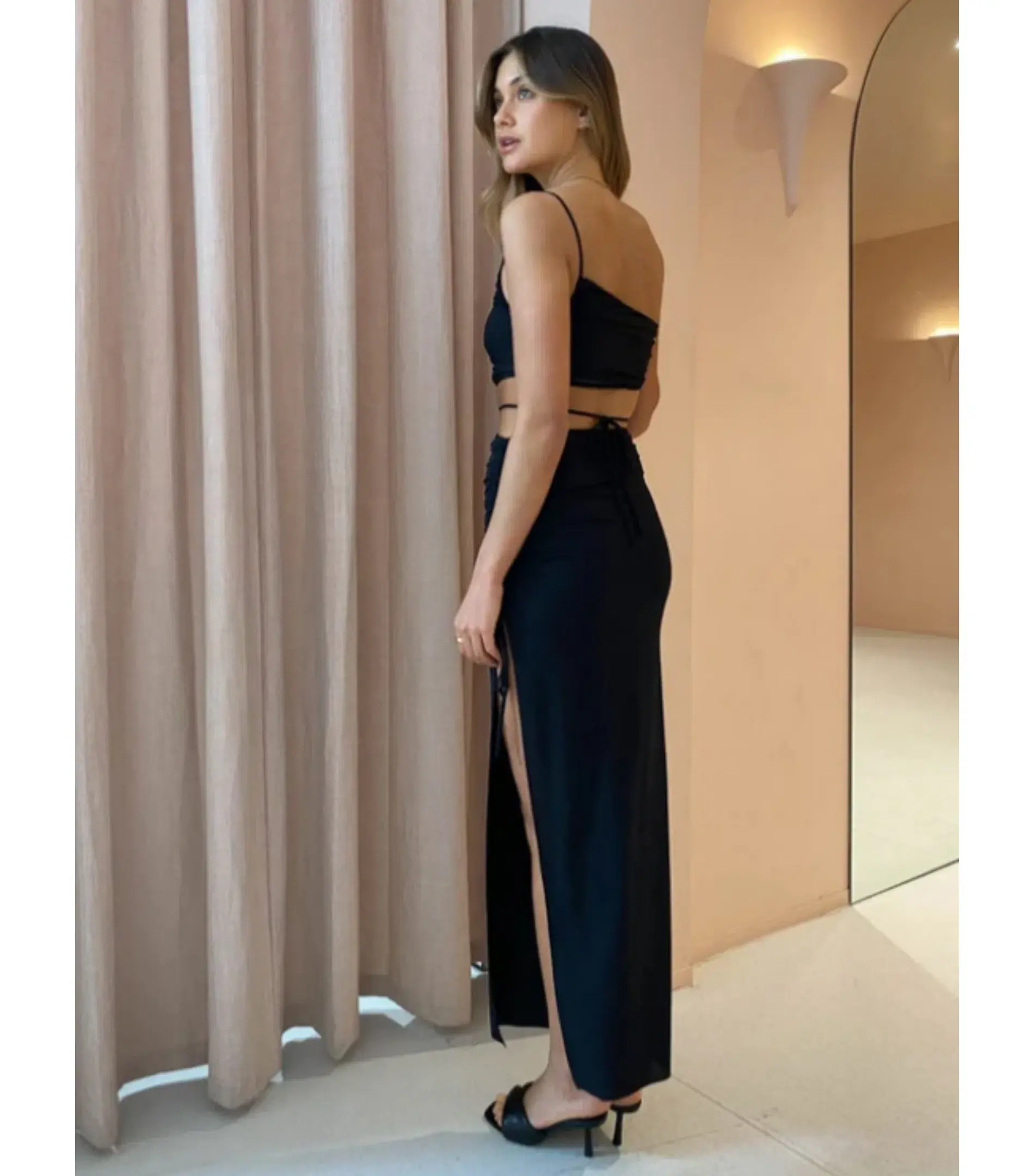 Bec & Bridge Dilkon Maxi Dress Black Size AU 10 - Image 4
