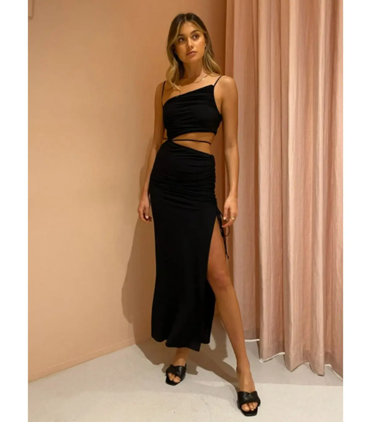 Bec & Bridge Dilkon Maxi Dress Black Size AU 10 - Image 1