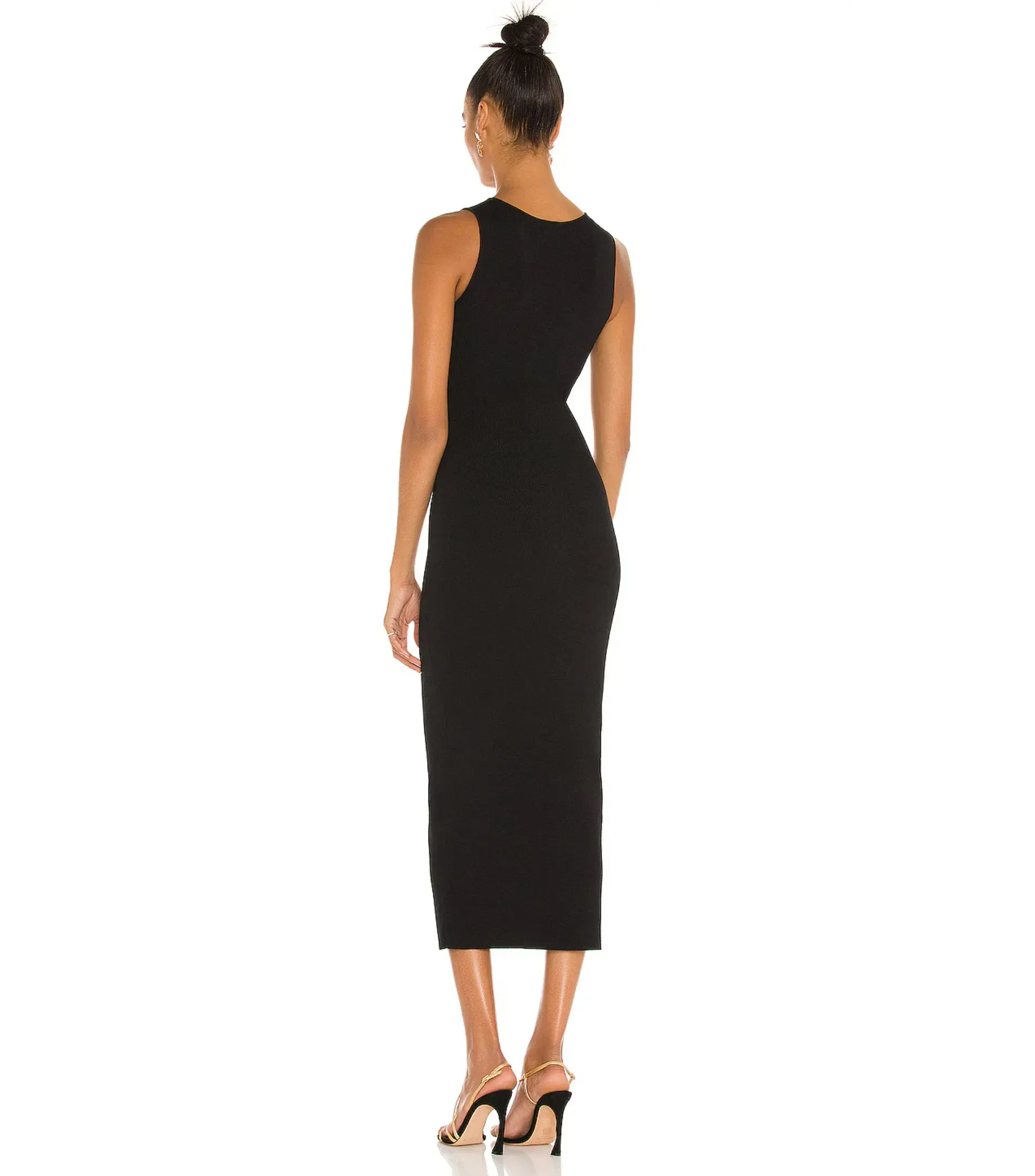 Bec & Bridge Sorbet Summer Midi Dress in Black Size AU 8 - Image 3
