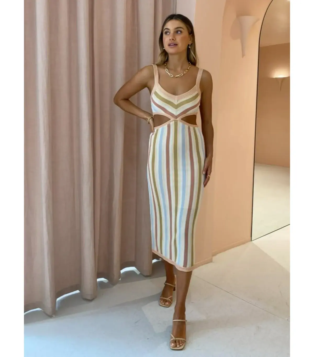 Suboo Isabel Knit Dress Multi Size S / AU 8 - Image 1