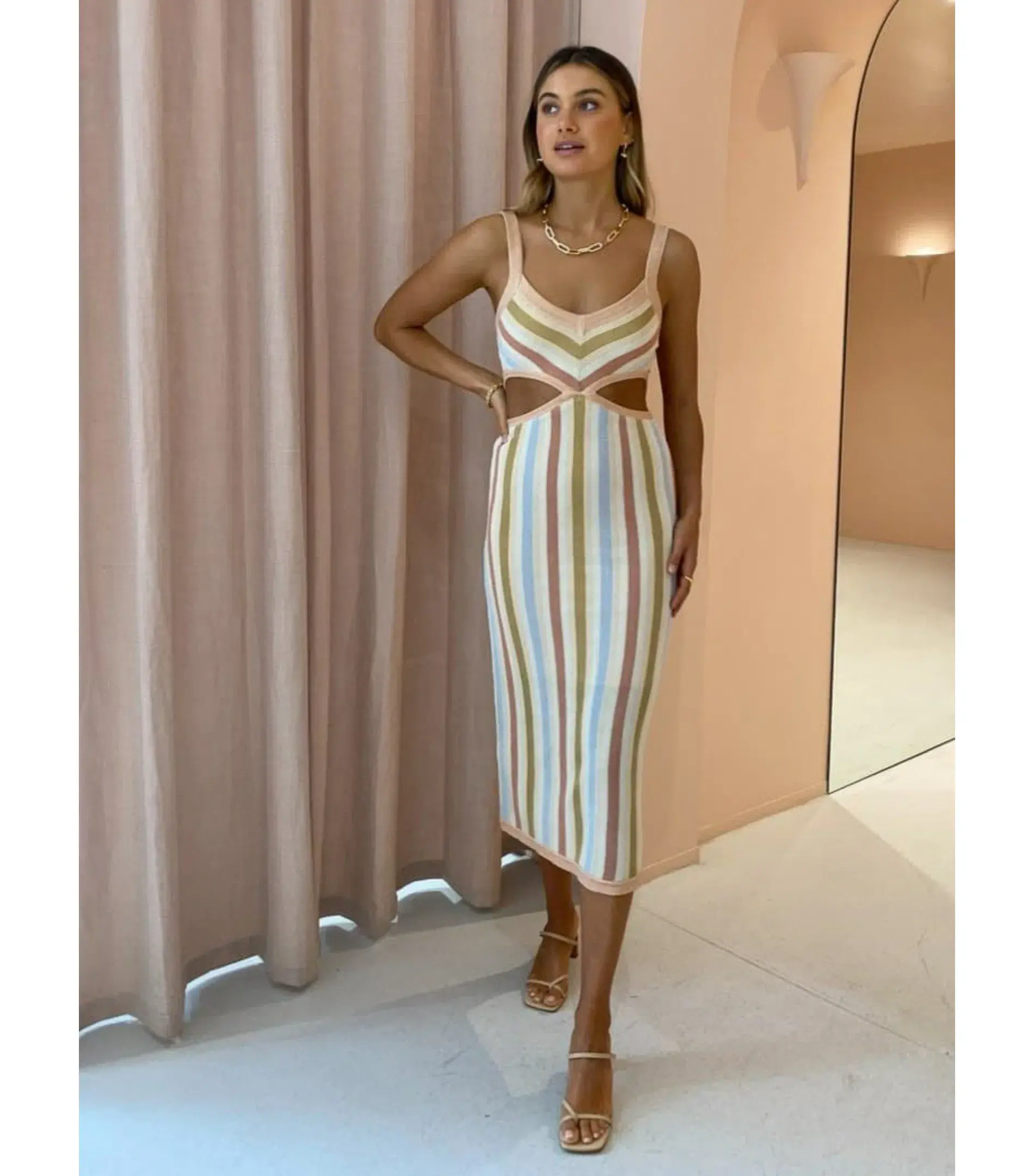 Suboo Isabel Knit Dress Multi Size S / AU 8 - Image 1