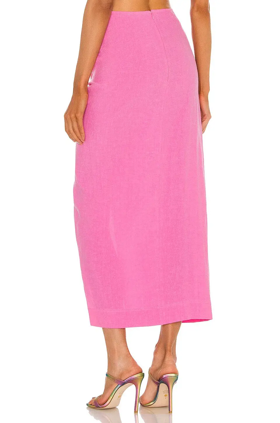 Natalie Rolt Bellini Crop & Skirt Set in Candy Pink Size 2 (AU 10) - Image 3