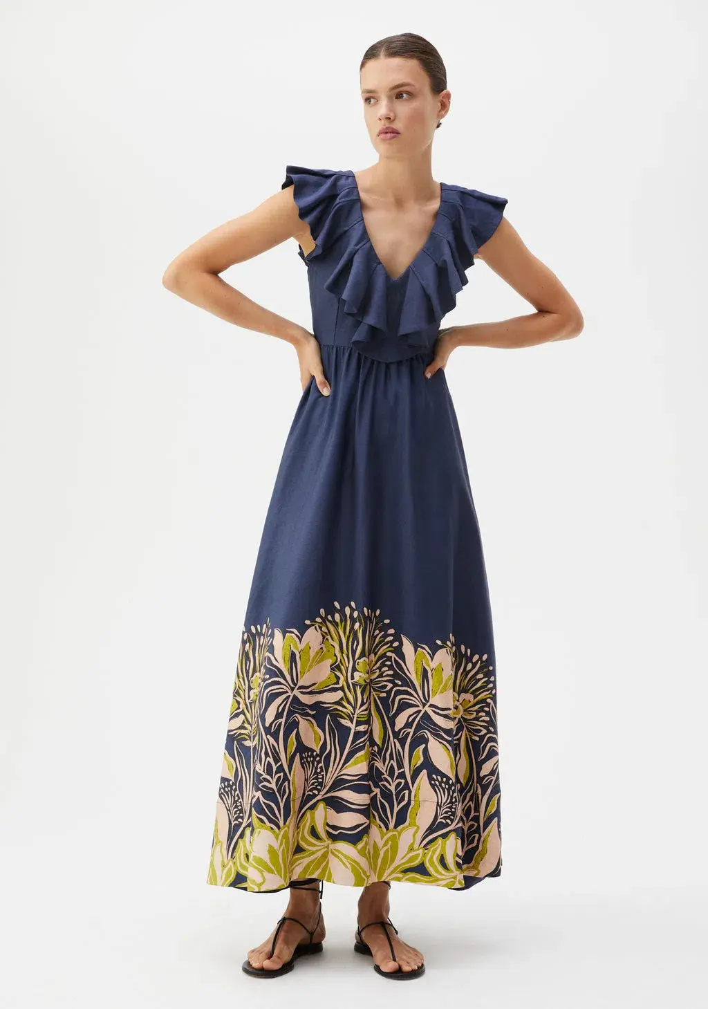 Morrison Valencia Maxi Dress Print Size 0/ AU 6 - Image 2