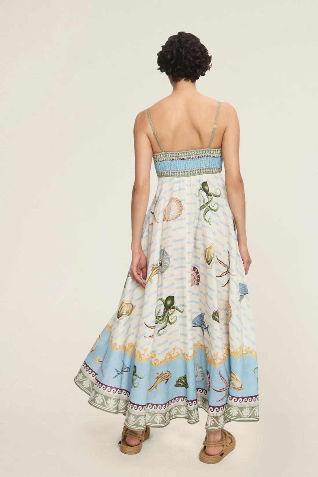 Alemais Bath House Sundress Print Size 16 - Image 4