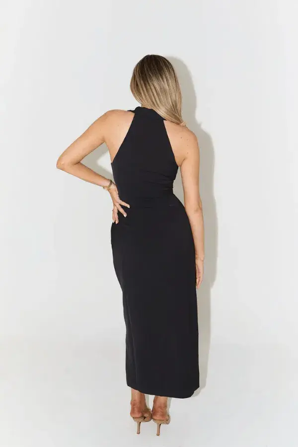 Odd Muse The Ultimate Muse Collar Maxi Dress Black Size 12 - Image 2