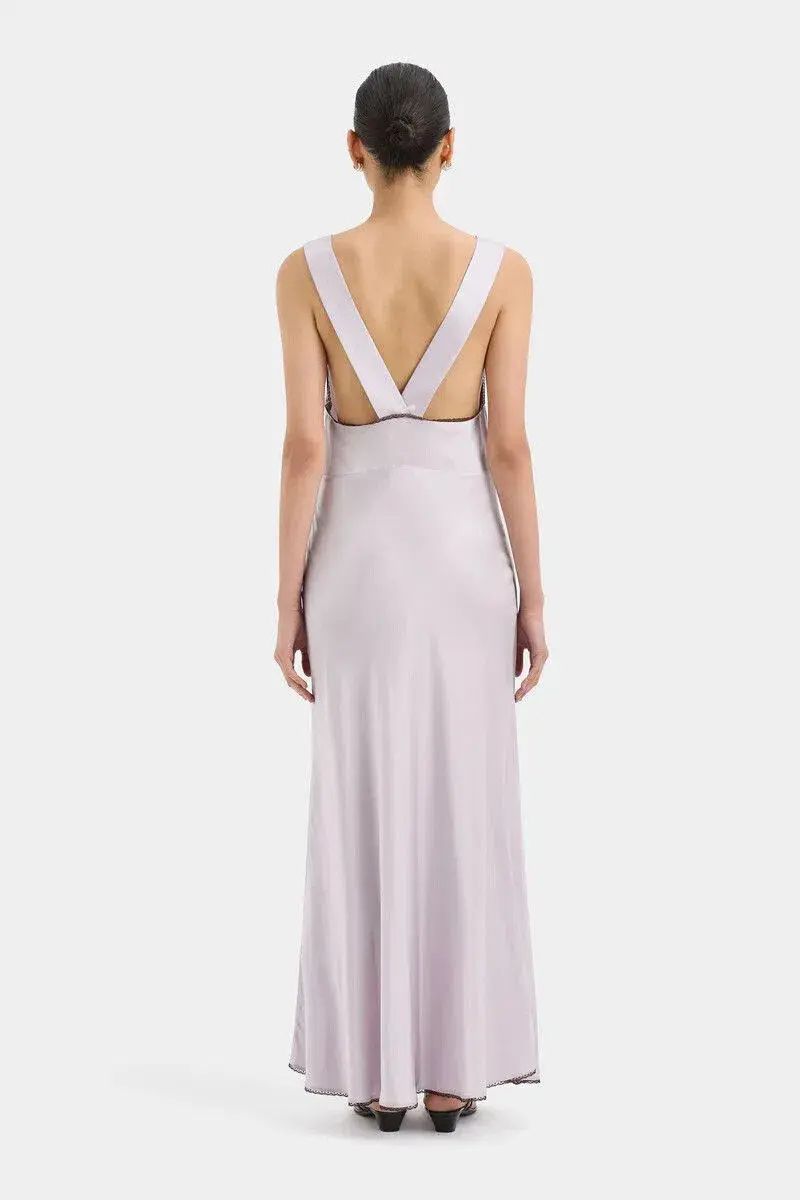 Sir the Label Aries Cut Out Gown Lilac Size 6 for rent on The Volte - main image