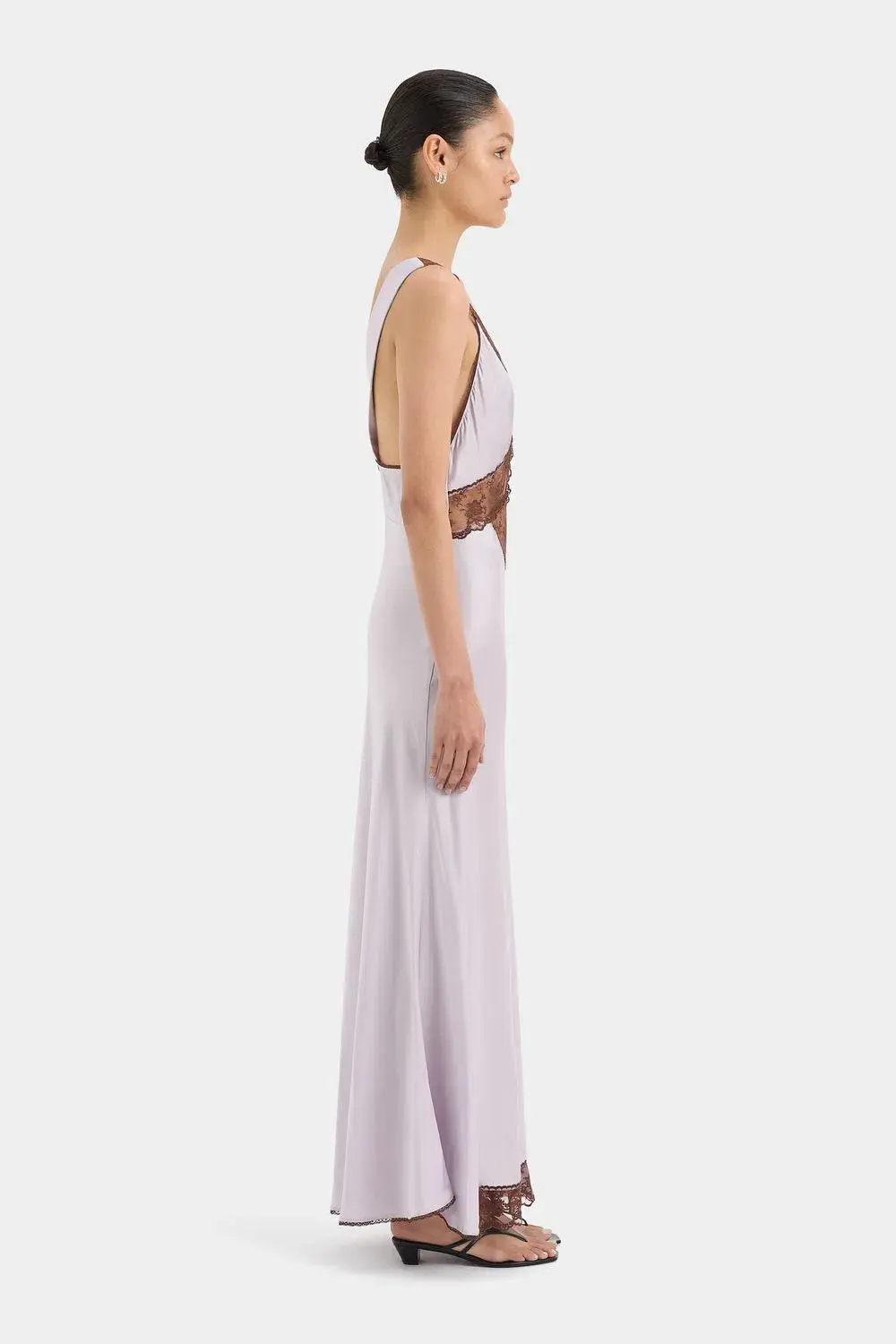 Sir the Label Aries Cut Out Gown Lilac Size 6 - Image 2