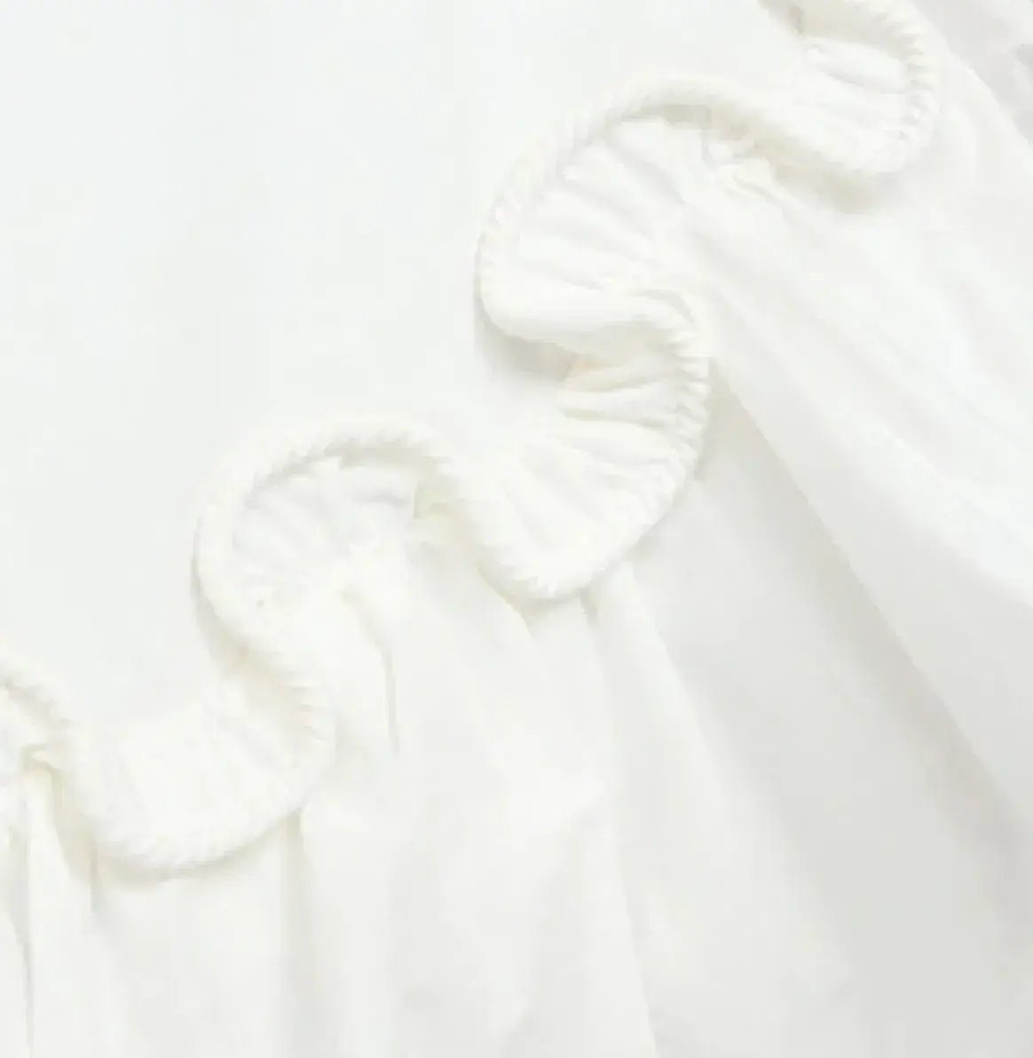By Johnny Rope Frill Asymmetrical Mini Dress Ivory Size 12 - Image 4