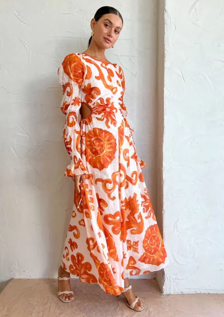 Kate Ford Elis Cut Out Gown Multi Size 4 / AU 14 - Image 5