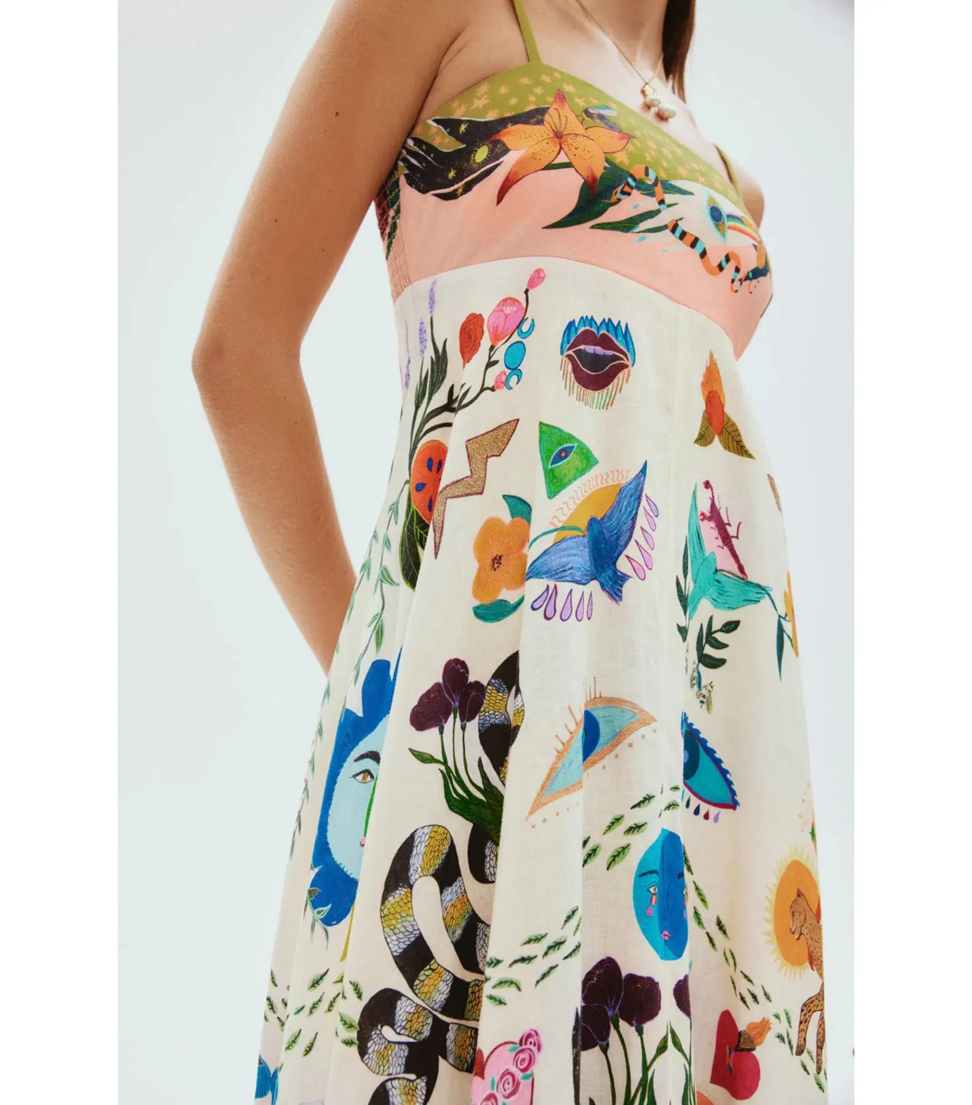 Alemais Evergreen Sundress Multi Size AU 10  - Image 2