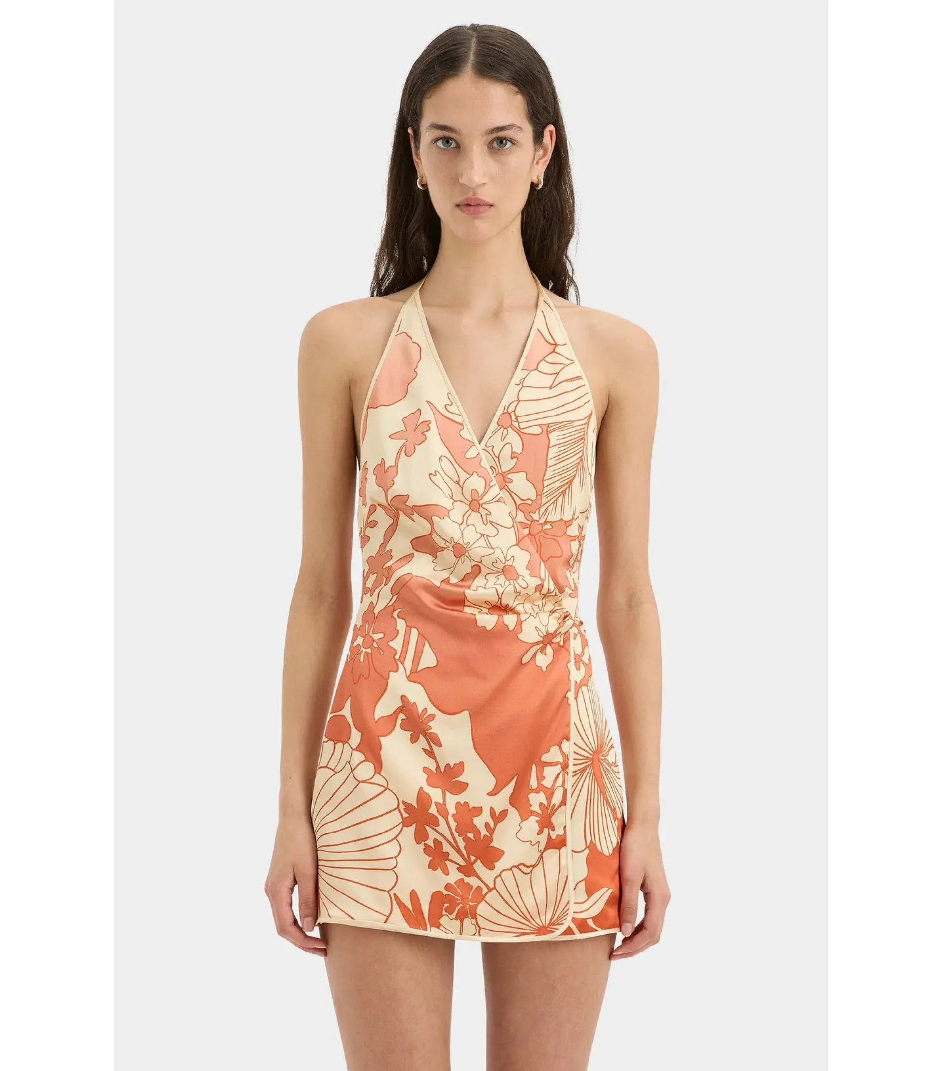SIR The Label Como Twist Mini Dress in Paradiso Print Size 2 / AU 10  - Image 3