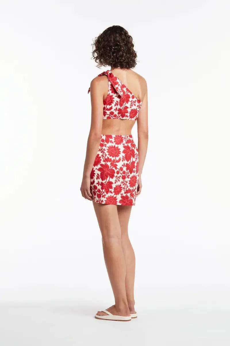 SIR The Label Cinta Cut Out Mini Dress Valentina Floral Size 2 / AU 10 - Image 2