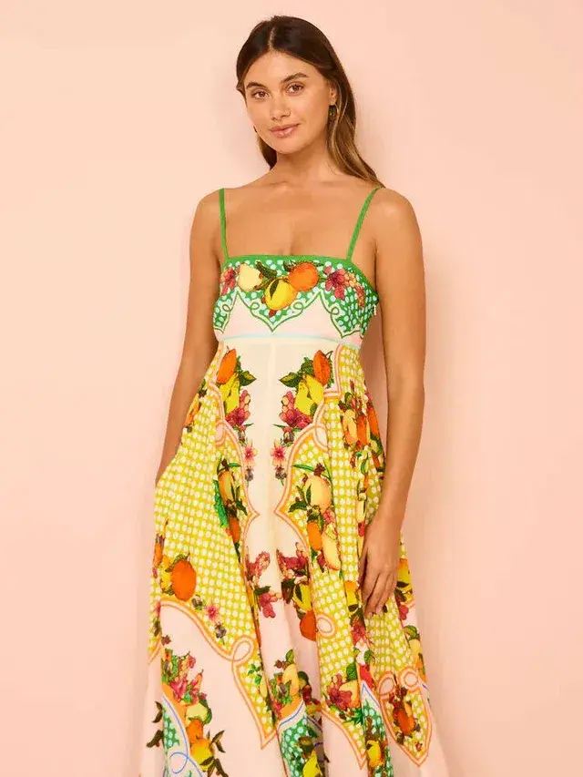 Alemais Lemonis Sundress Multi Size AU 6 - Image 2