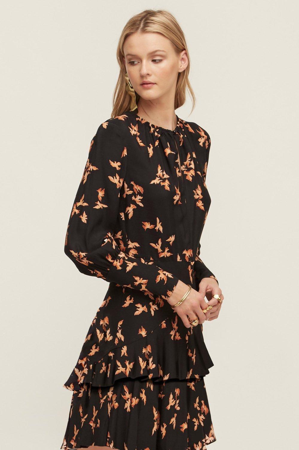 Lover the Label Dove Mini Dress Black Size 12 - Image 7