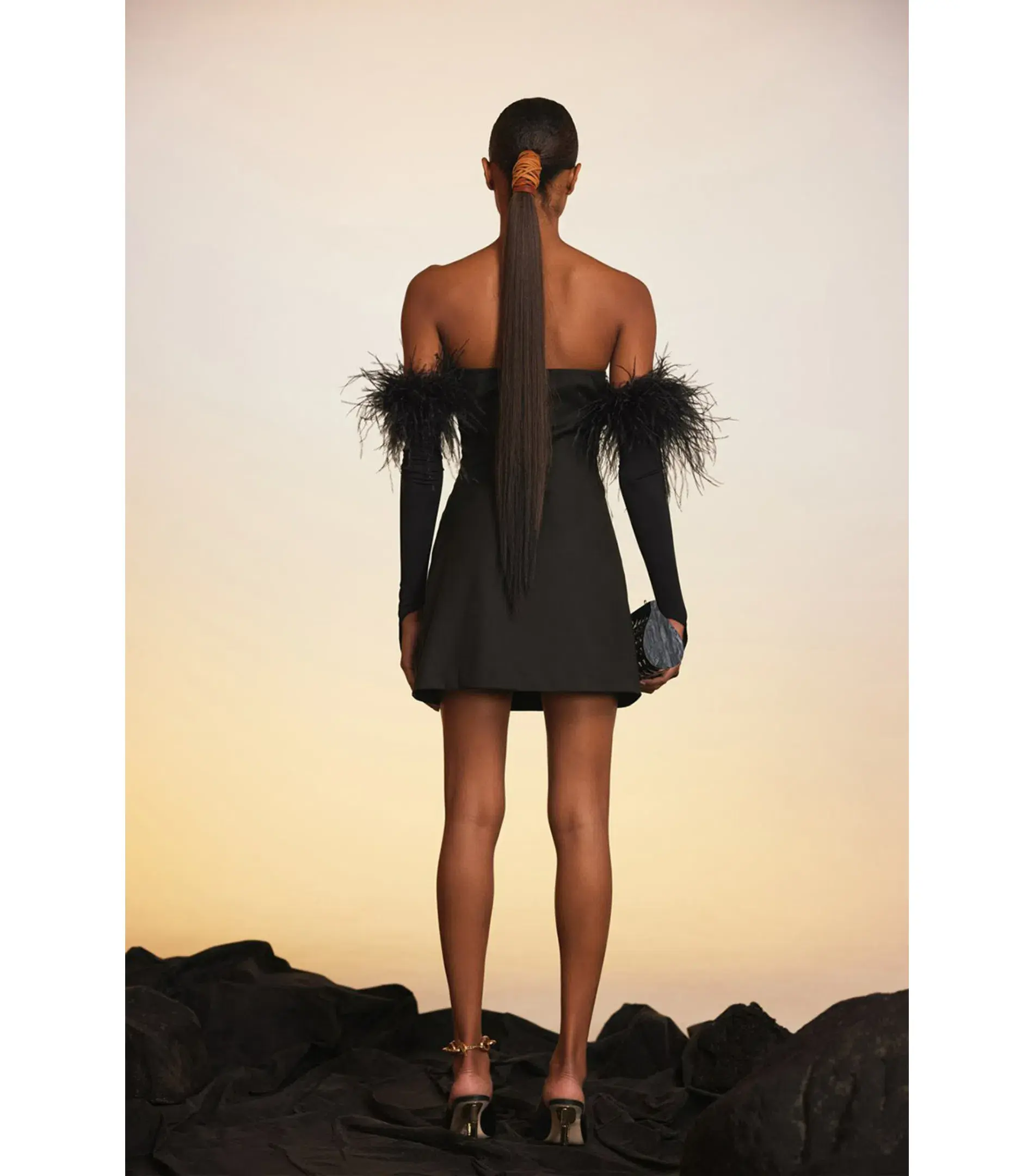 Cult Gaia Jaslene Dress Black Size AU 8 - Image 3