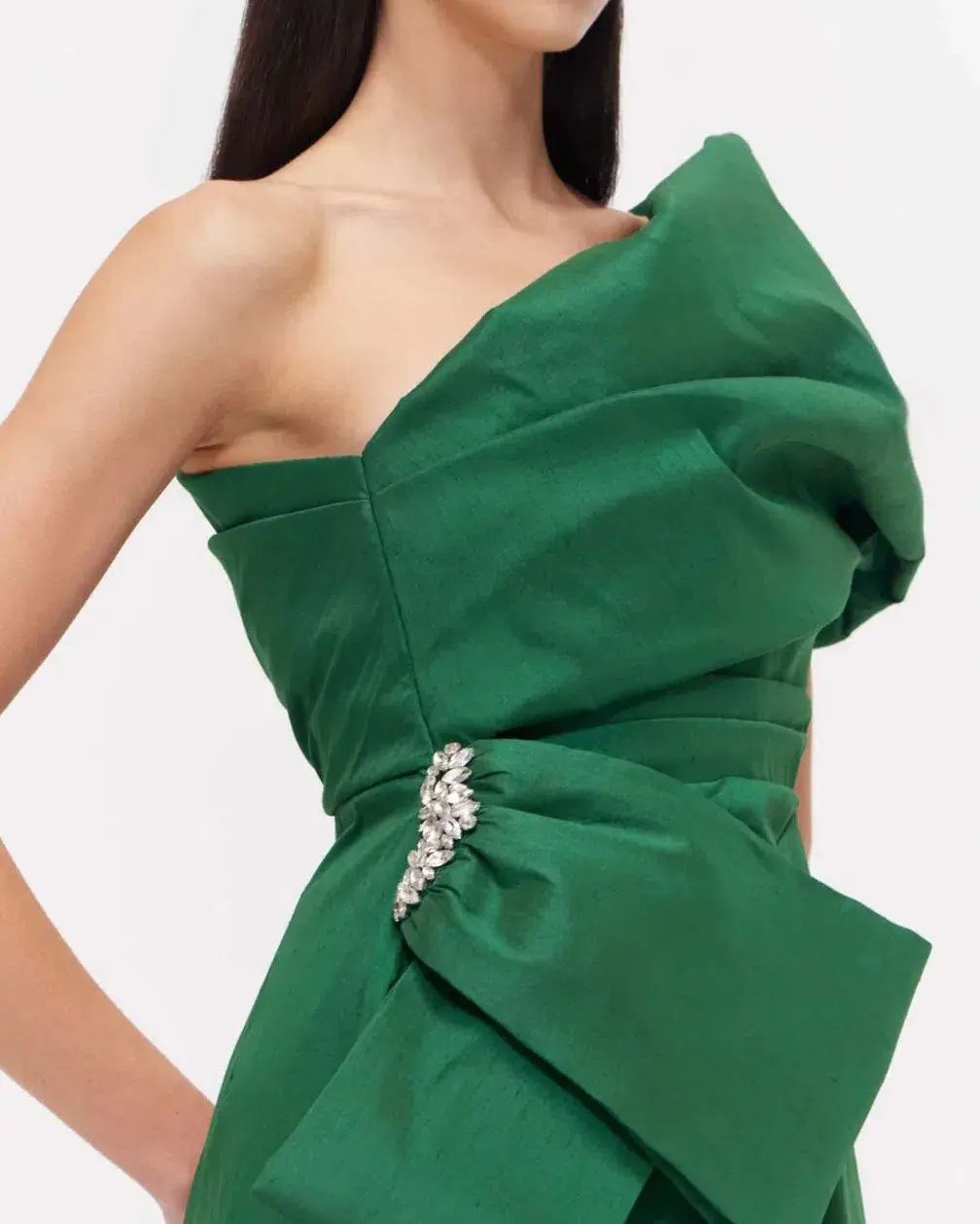 Rachel Gilbert Archer Dress in Green Size 10/M for rent on The Volte - main image