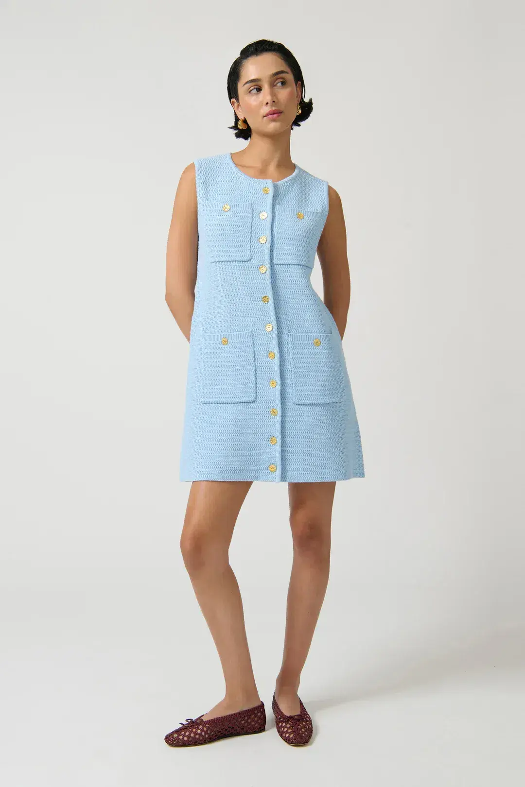 Onte Helena Mini Dress Blue Size S / AU 8 - Image 1