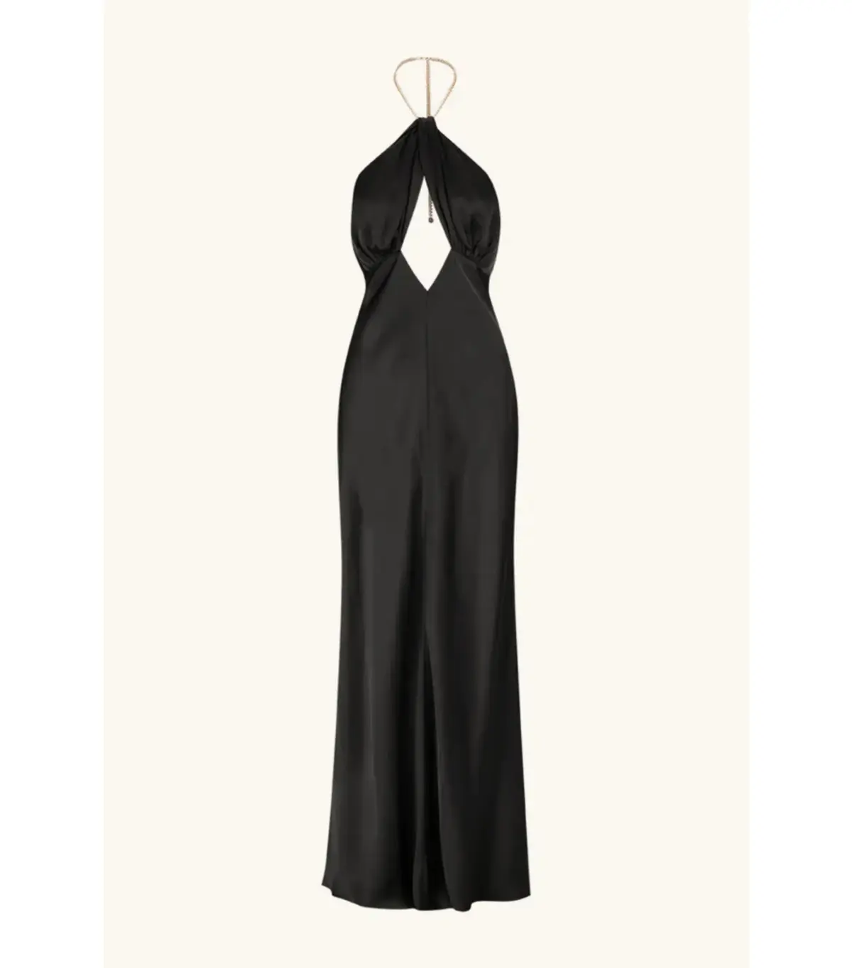 Shona Joy Lydie Chain Halter Neck Dress Black Size AU 8  - Image 7