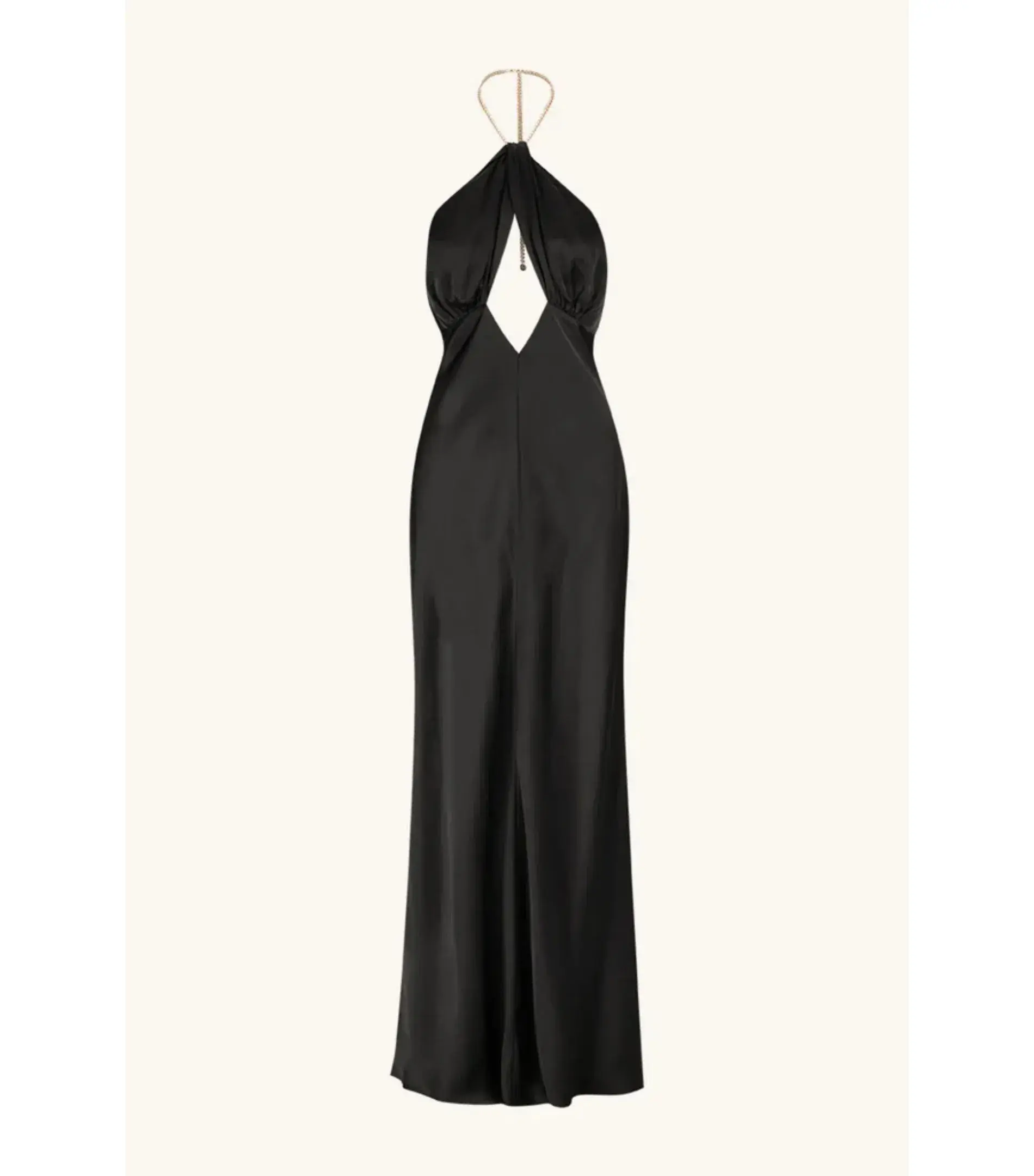 Shona Joy Lydie Chain Halter Neck Dress Black Size AU 8  - Image 7