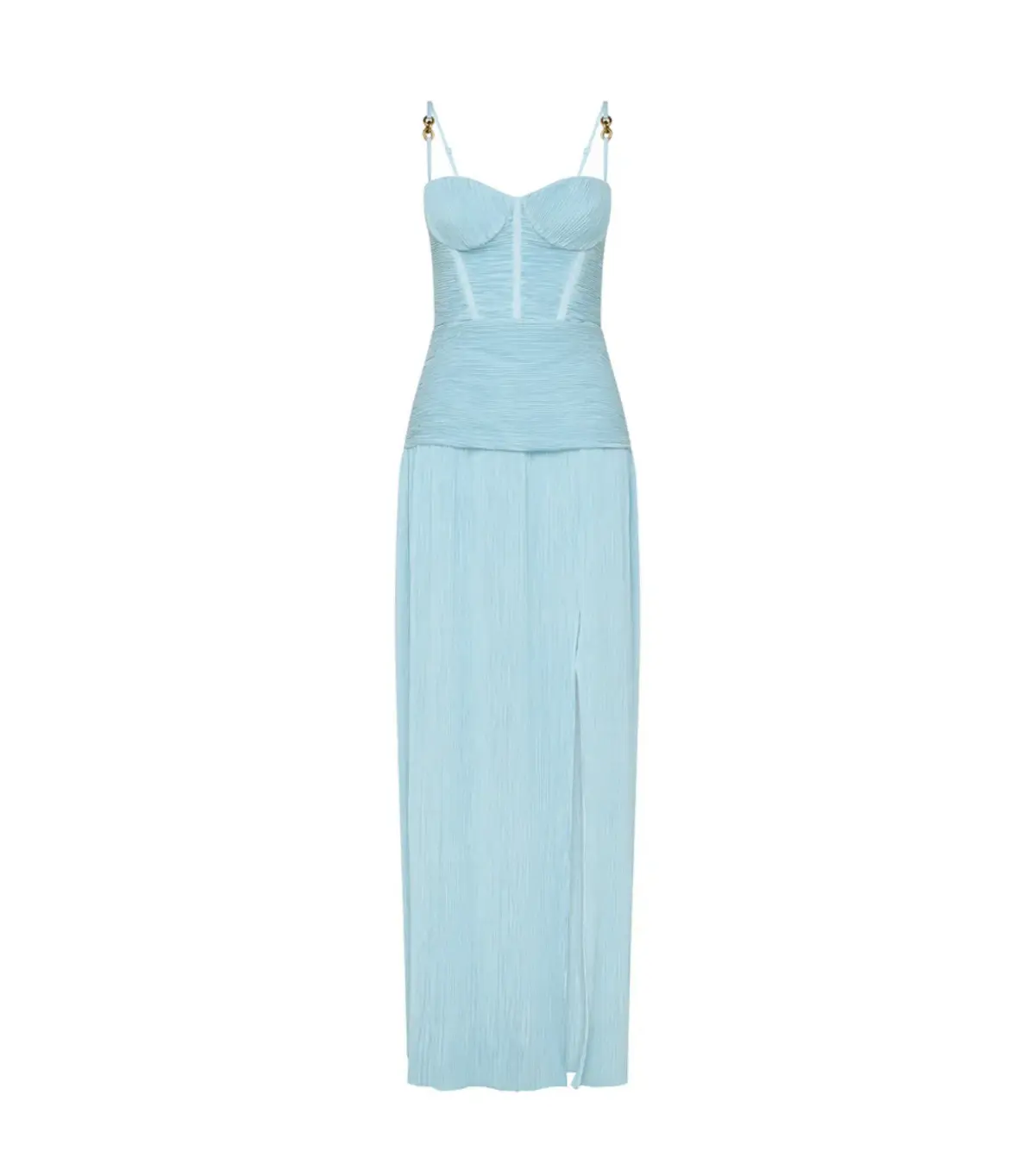 Manning Cartell Double Time Pleat Dress in Aqua Spritz Size AU 10 - Image 5