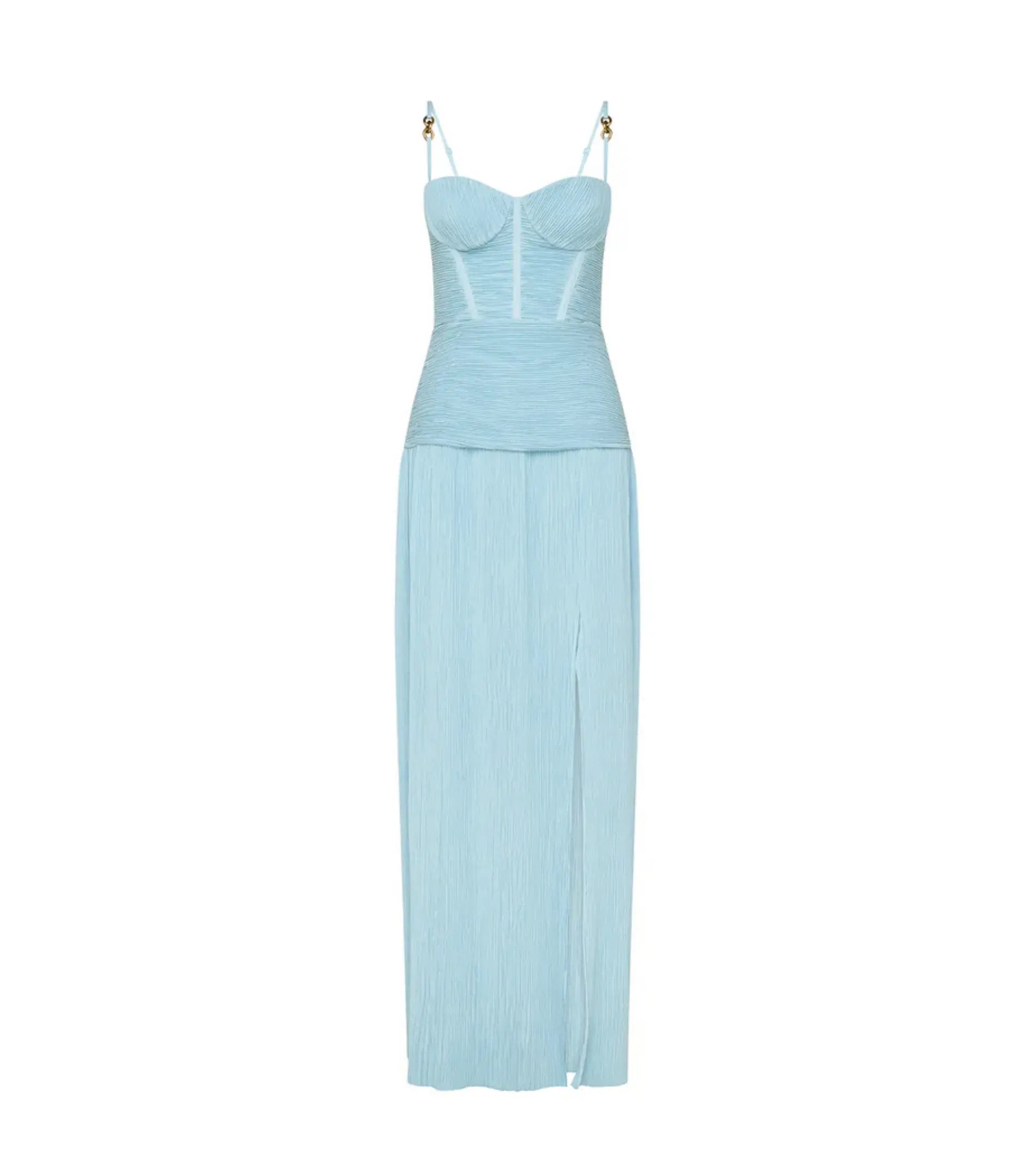 Manning Cartell Double Time Pleat Dress in Aqua Spritz Size AU 10 - Image 5