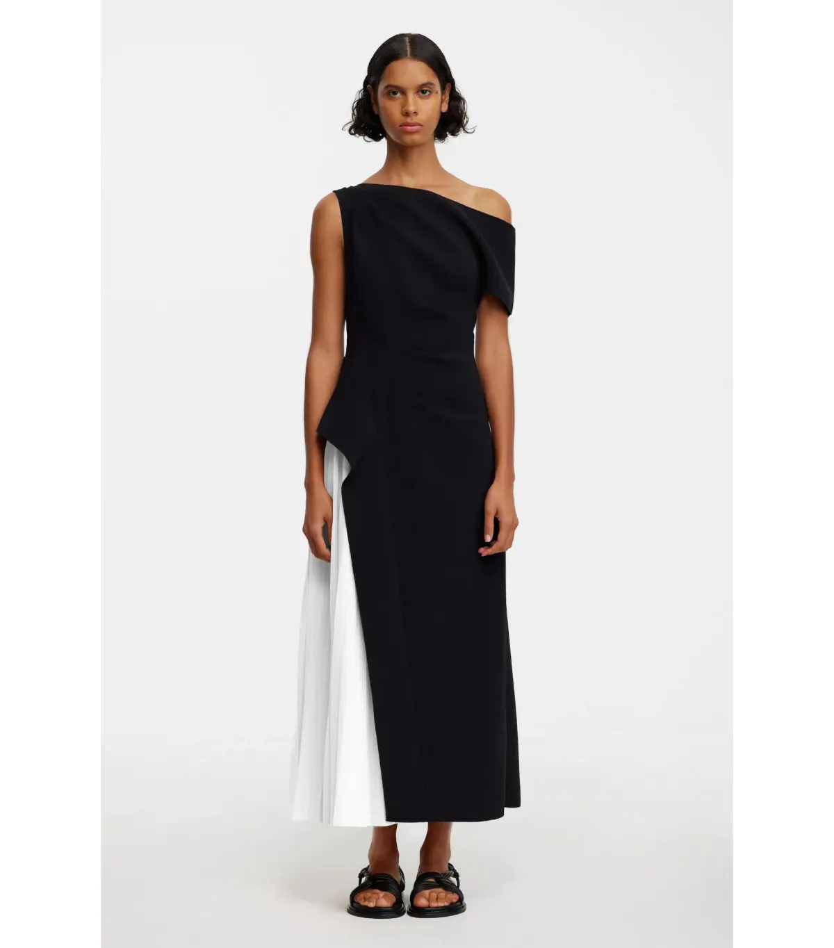 Acler Sudden Midi Dress in Black Size AU 10 - Image 1
