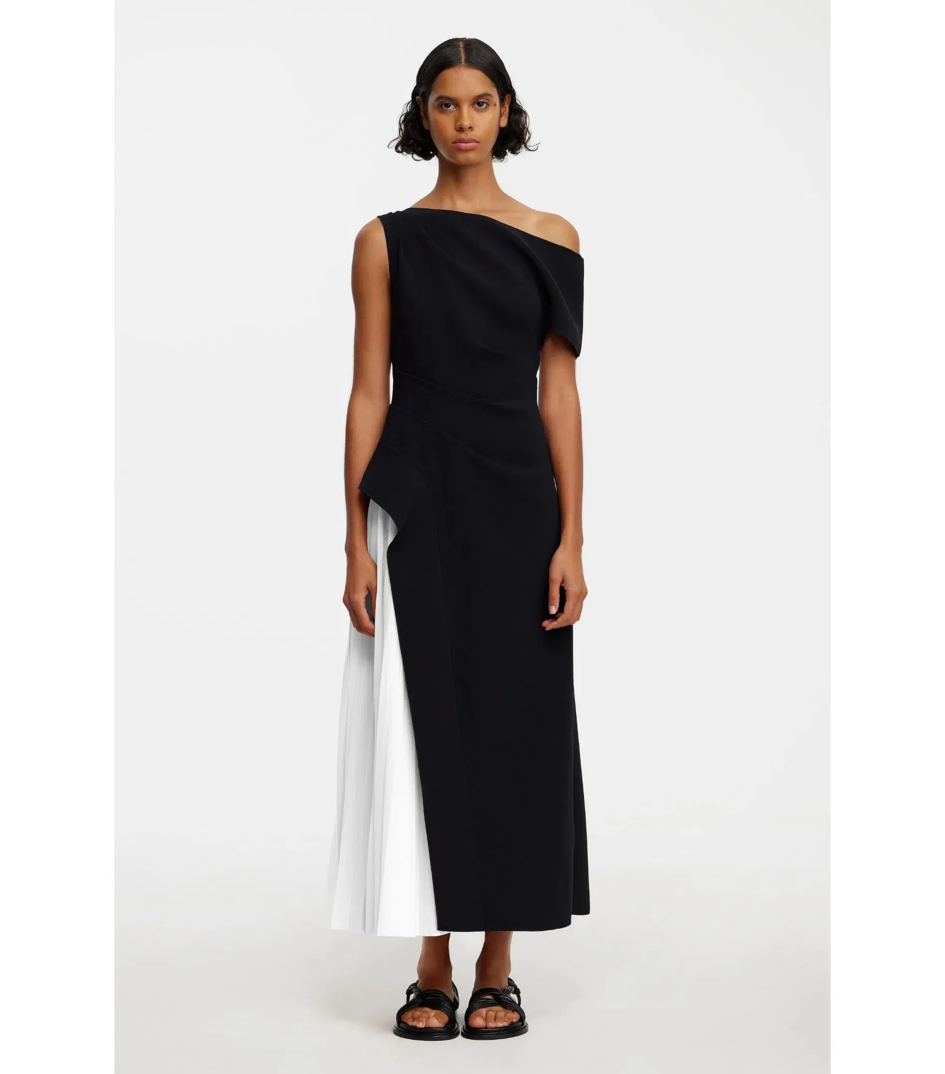 Acler Sudden Midi Dress in Black Size AU 10 - Image 1