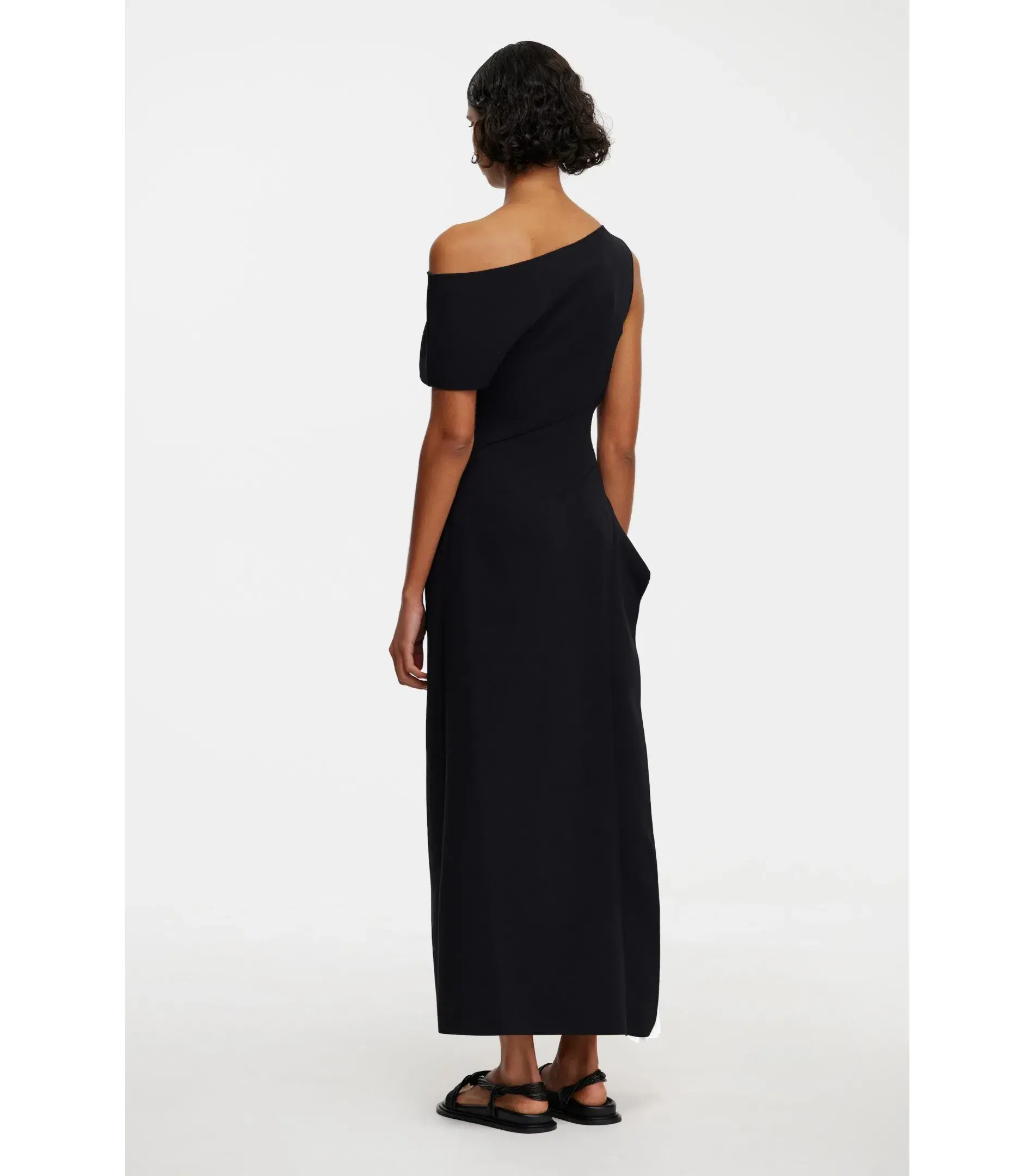 Acler Sudden Midi Dress in Black Size AU 10 - Image 3