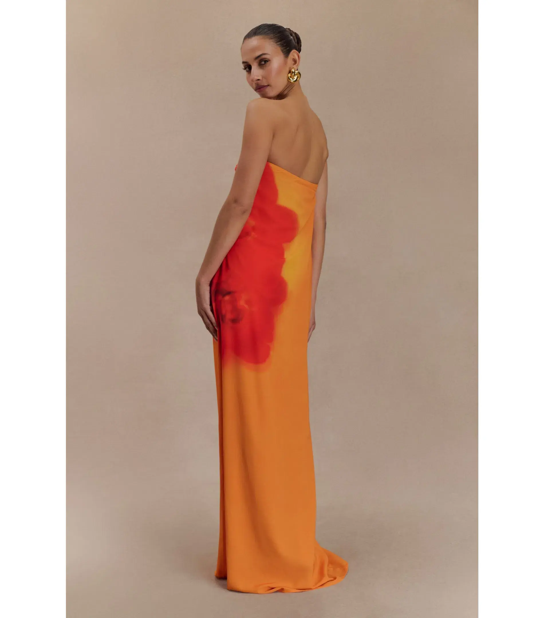 Meshki Amaya Maxi Dress in Koi Orchard Print Size AU 16 - Image 4