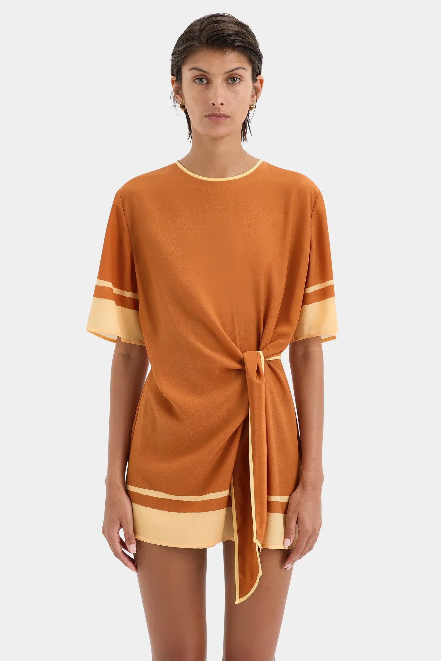 Sir the Label The Soma Mini Dress in Rust Size 2 / AU 10  - Image 2