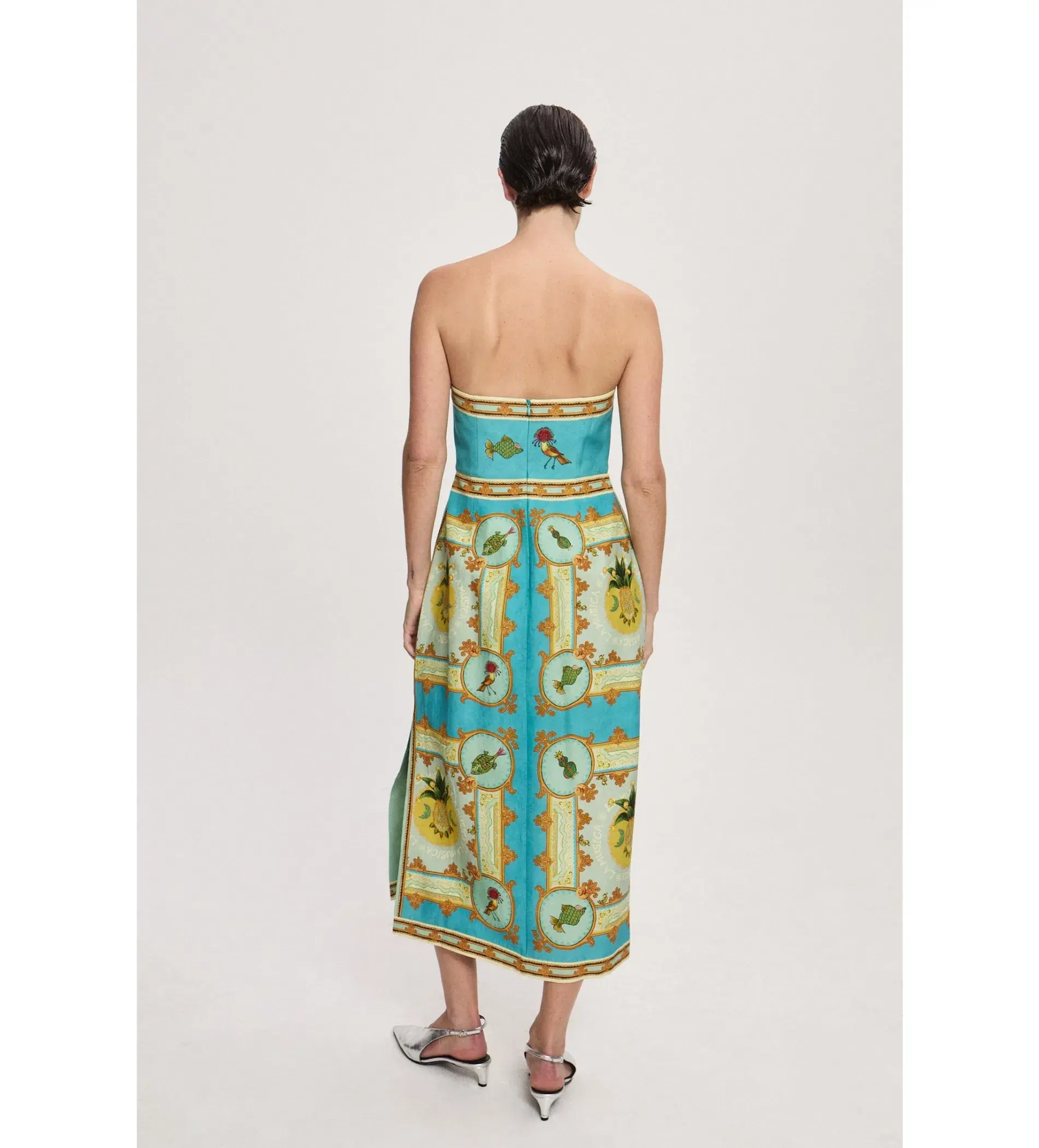 Alemais La Musica Midi Dress Print Size 6 - Image 2