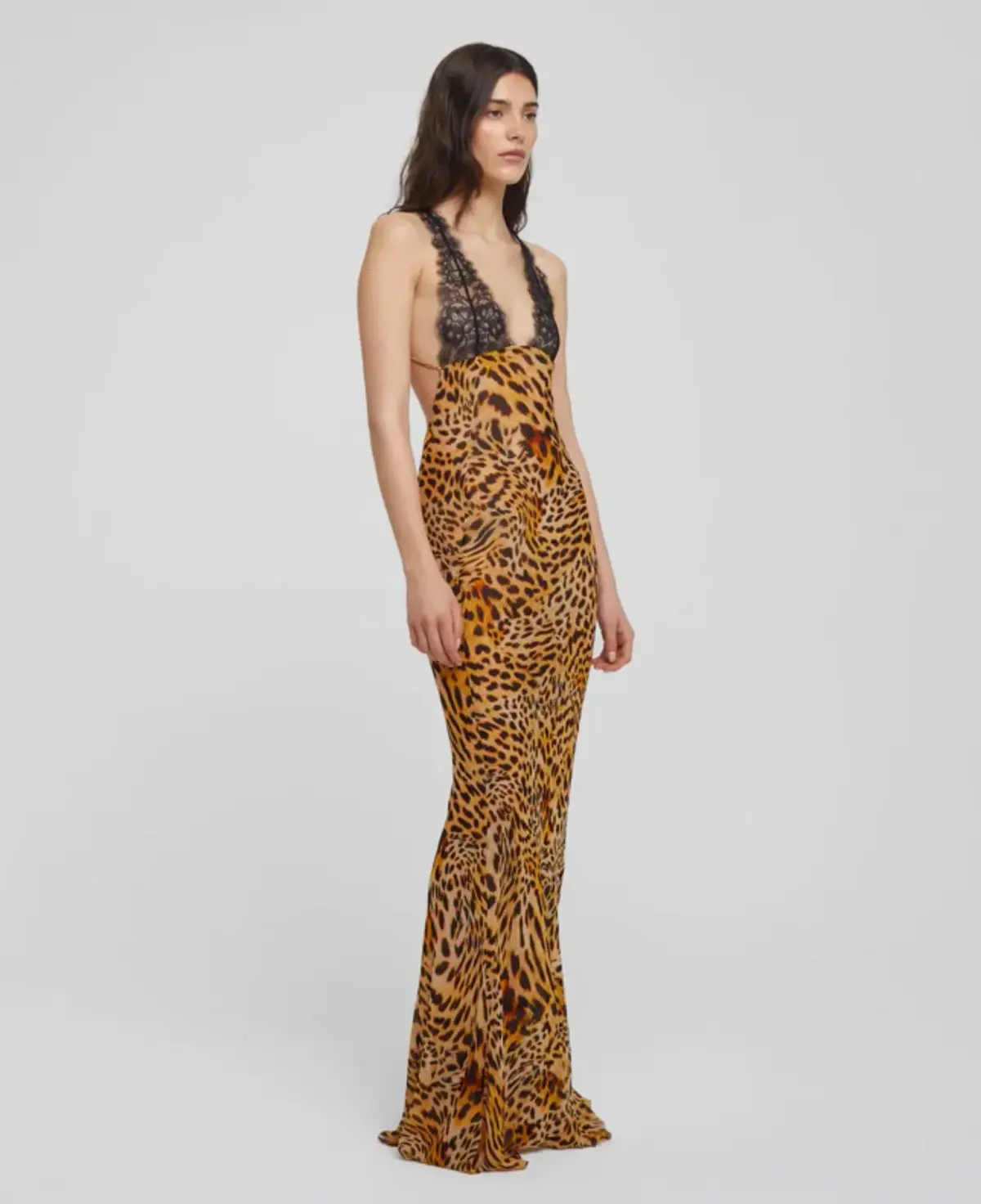 Rat & Boa Akima Leopard Slip Dress Print Size S / AU 8 - Image 1
