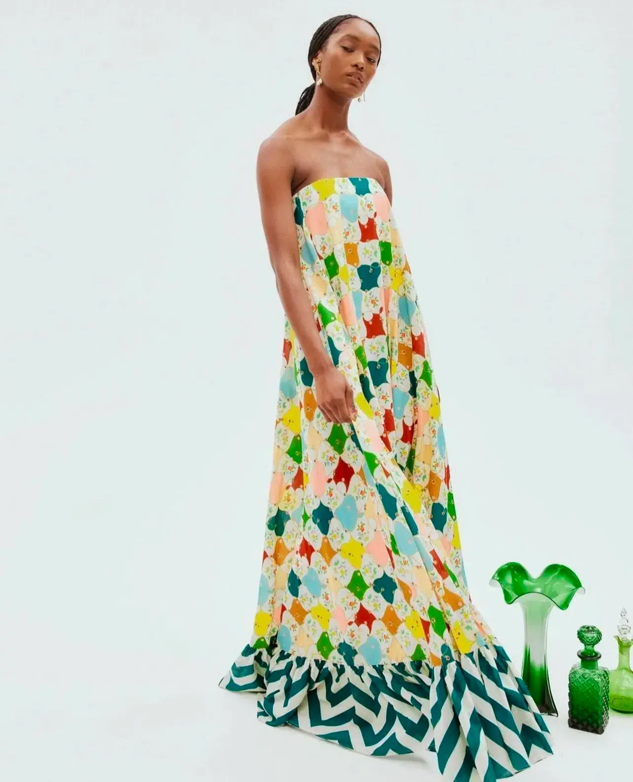 Alemais Everly Strapless Gown Multi Size 6 - Image 4