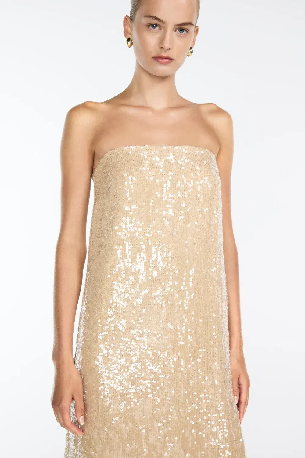Manning Cartell Light Angles Strapless Dress Gold Size S / AU 8 - Image 4