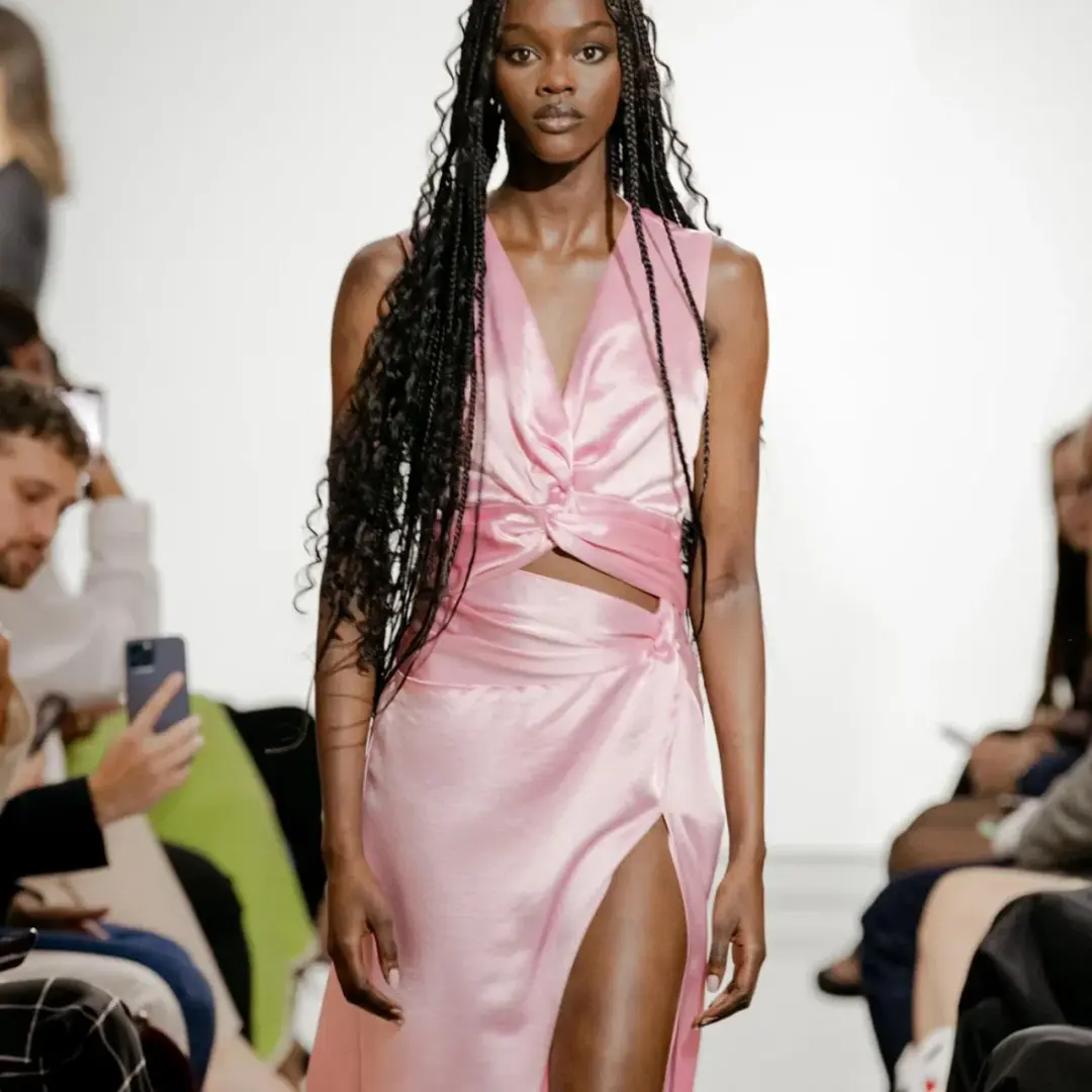 Anna Quan Violeta Cutout Midi Dress Rosa Pink Size M / AU 10 for rent on The Volte - main image