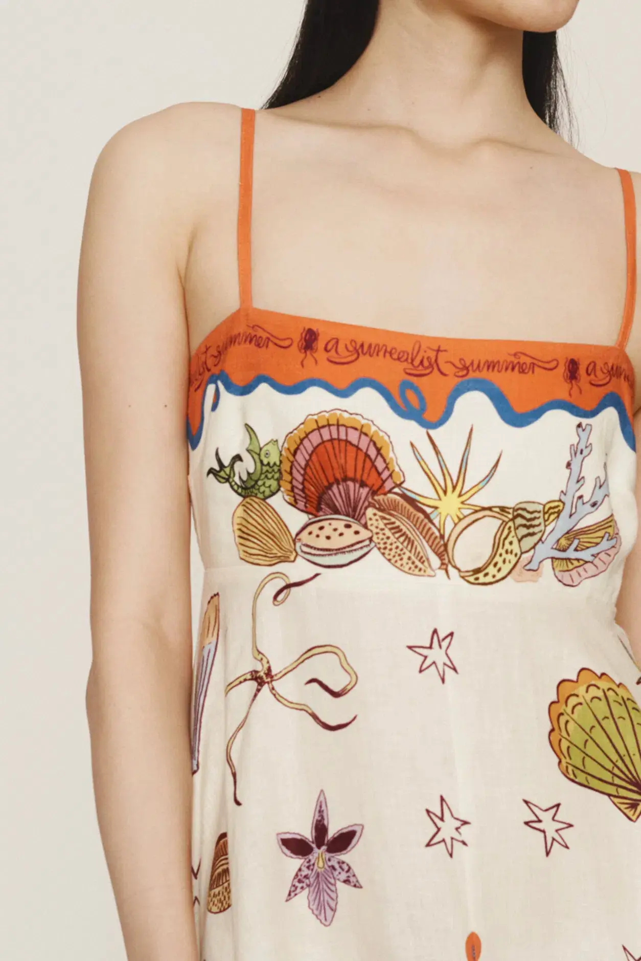 Alemais Surrealist Summer Sundress Multi Size 16 - Image 2
