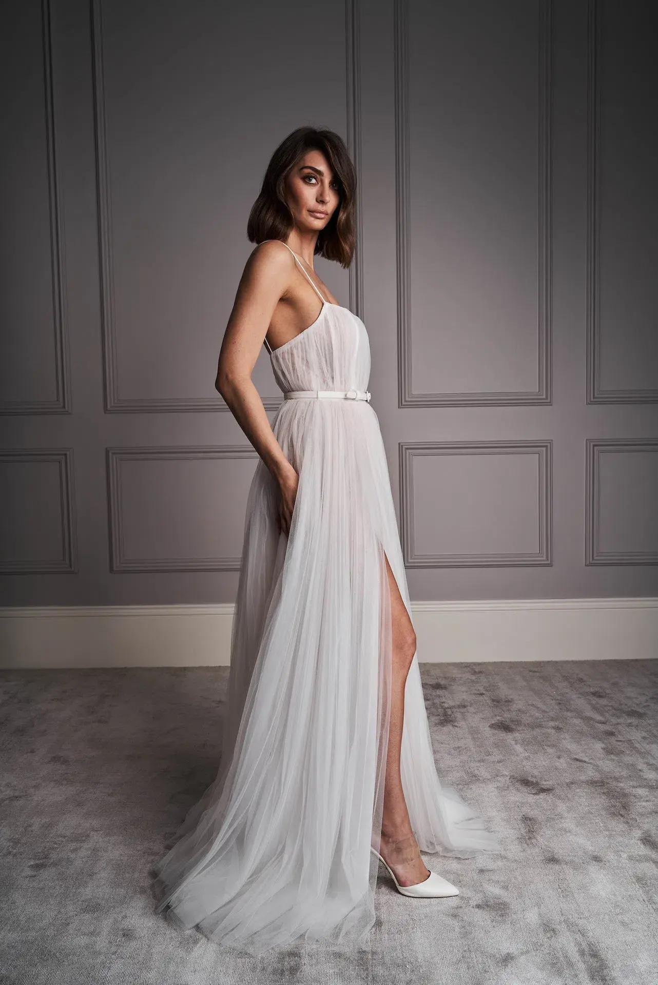 Leah Da Gloria Harley Gown White Size 10 - Image 2