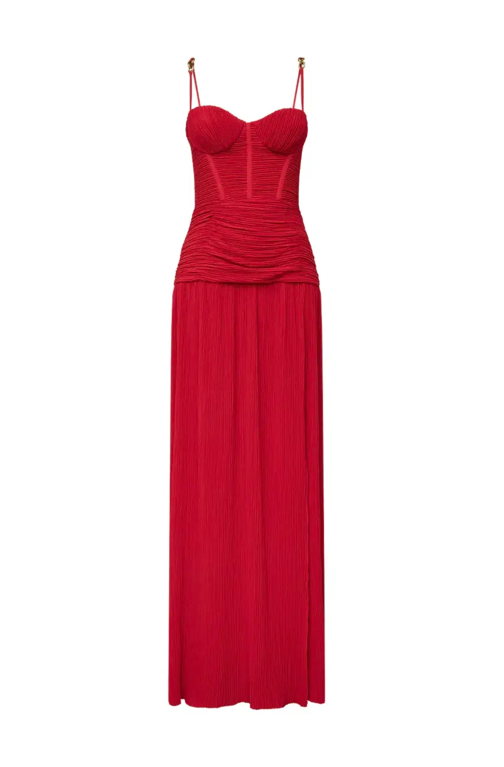 Manning Cartell Double Time Pleat Dress Red Size 8 - Image 7