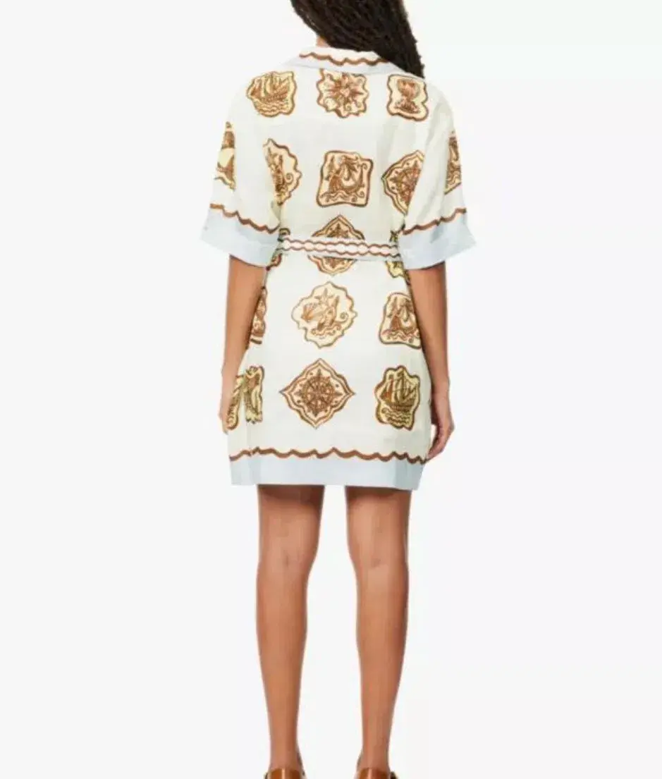Alemais Relic Mini Dress Multi Size 14 - Image 5
