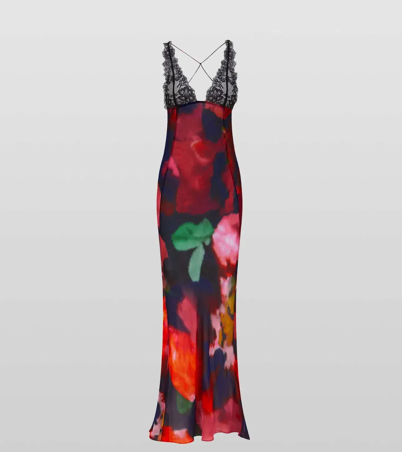 Rat & Boa Paola Floral Slip Dress Abstract Floral Size 10 - Image 3