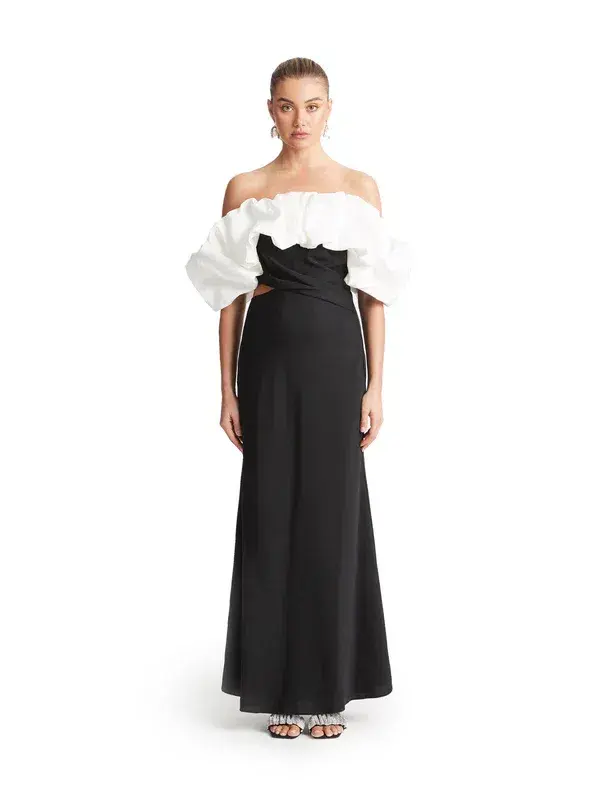Sheike Margot Dress Black/White Size AU 10  - Image 1