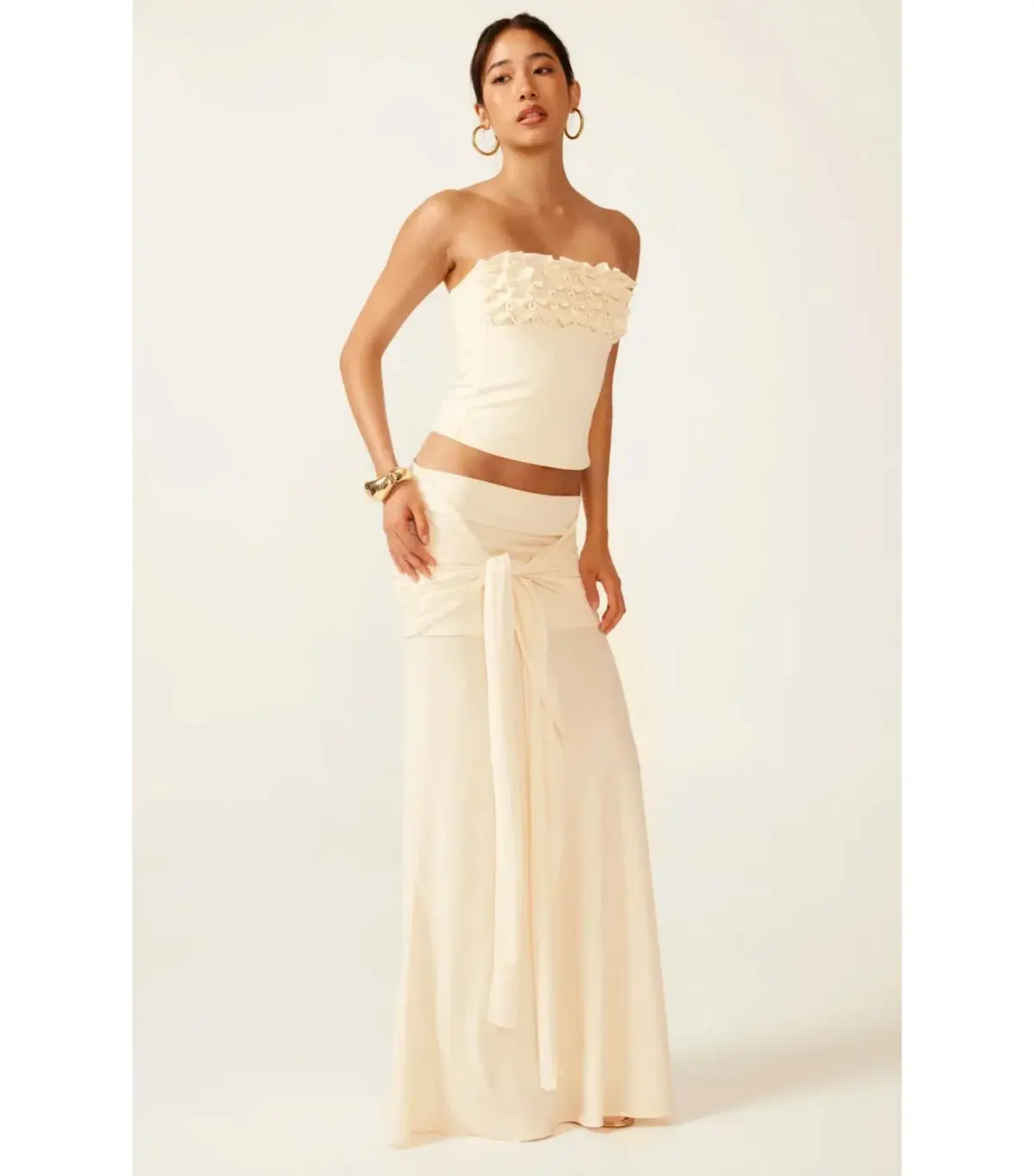 Ance Gria Jude Top and Skirt in Ivory Size S / AU 8 - Image 2