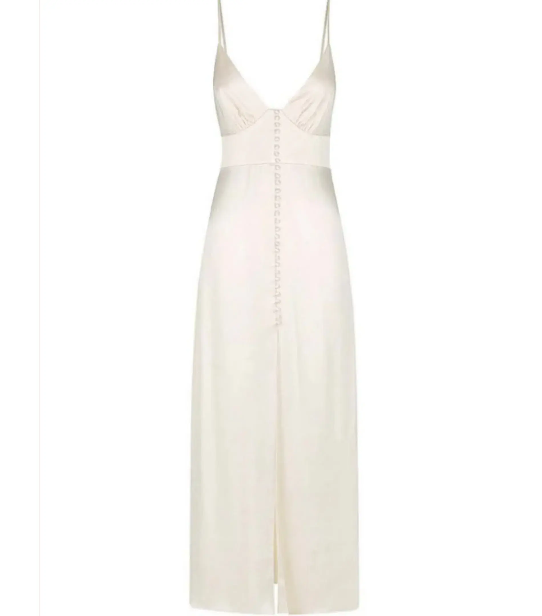 Shona Joy La Lune Cocktail Midi Dress in Cream Size AU 8  - Image 5