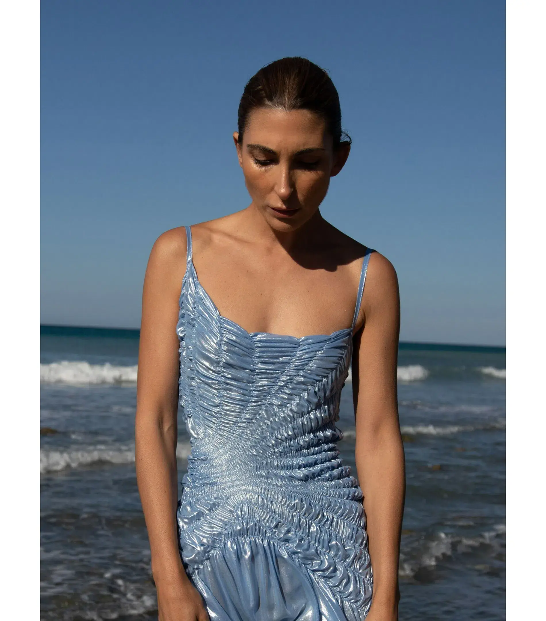 Georgia Hardinge Celestial Dress Blue Size AU 10 - Image 3