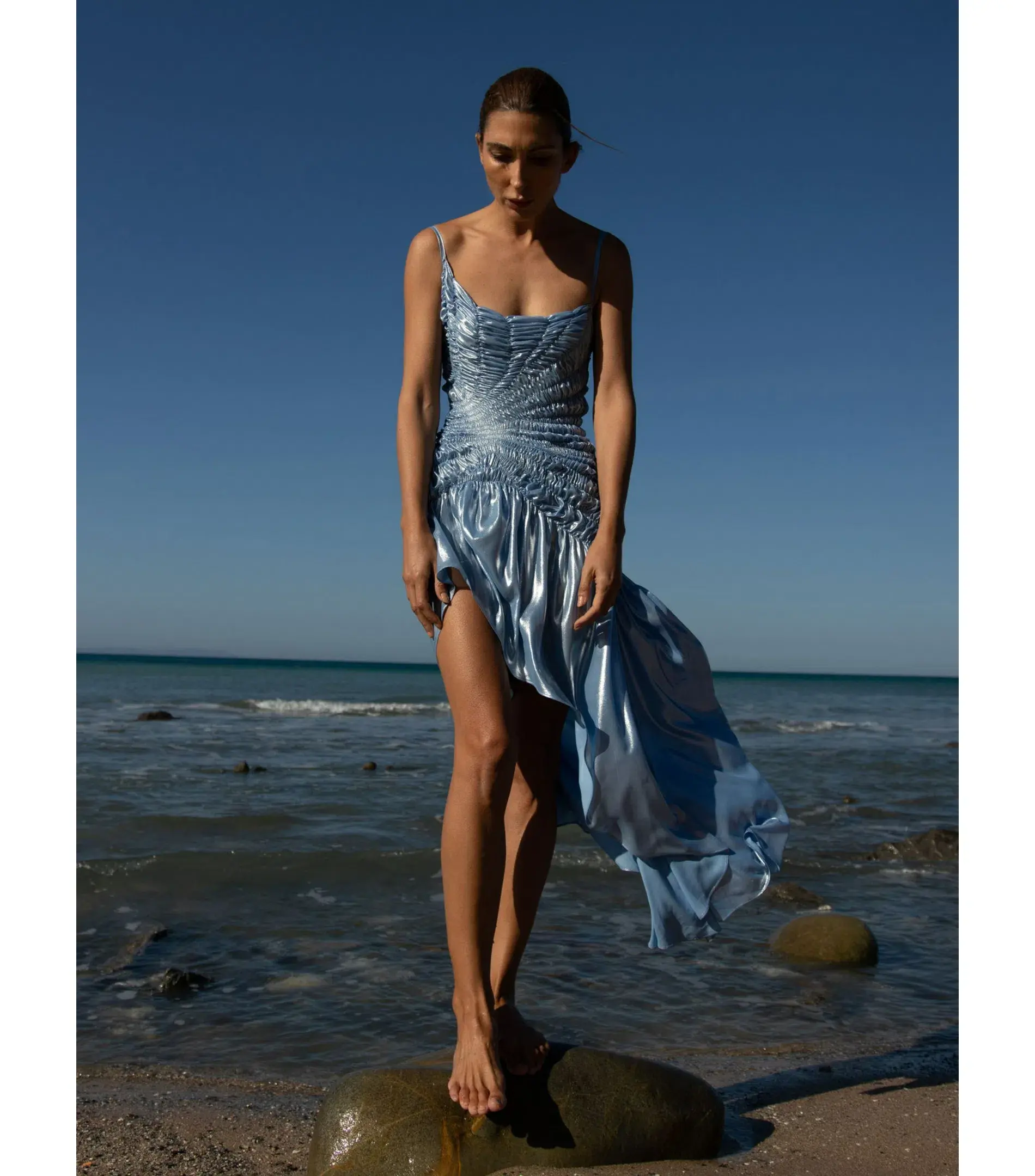 Georgia Hardinge Celestial Dress Blue Size AU 10 - Image 1