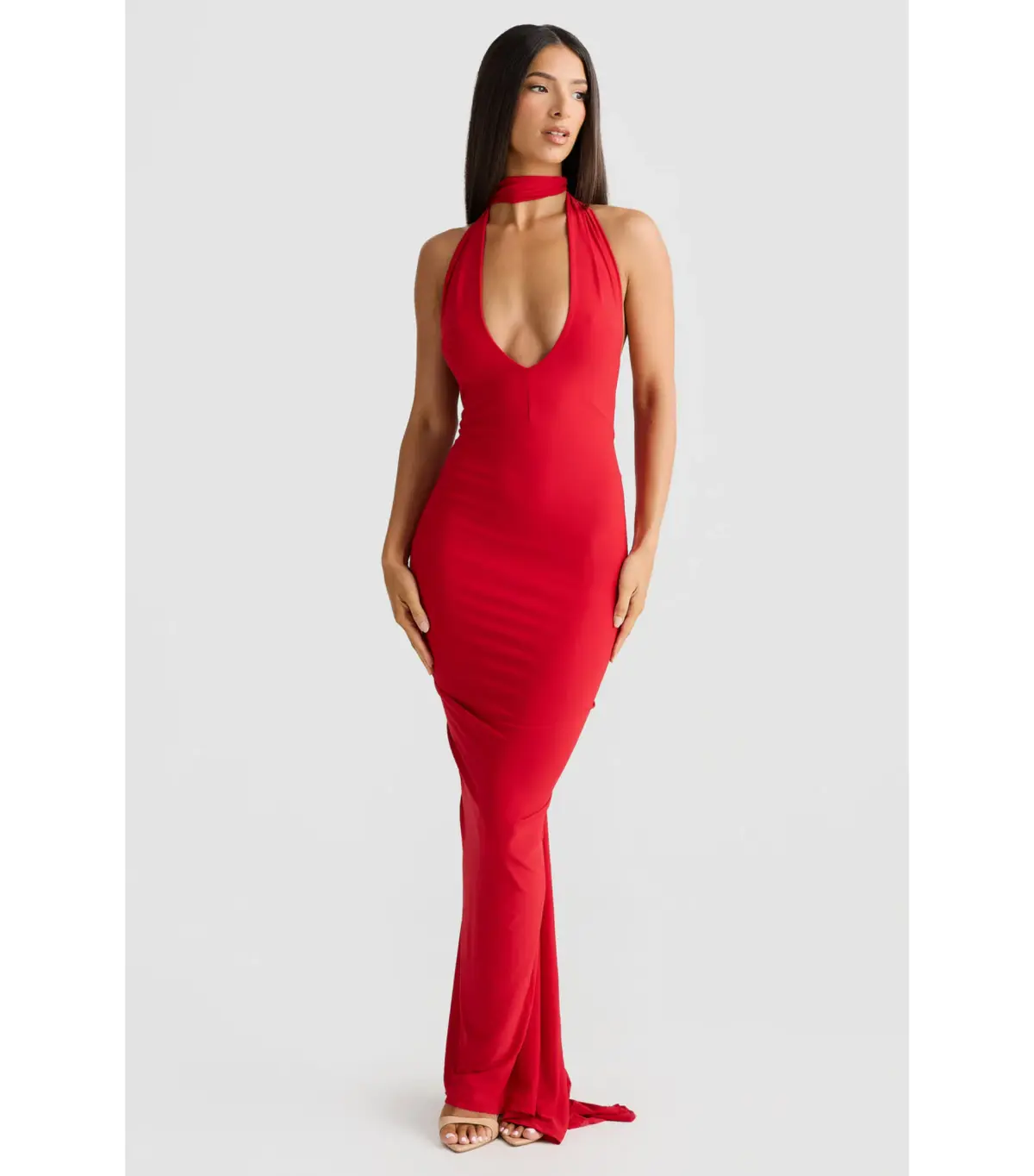 Melani the label Arabella Dress in Red Size AU 6 - Image 1